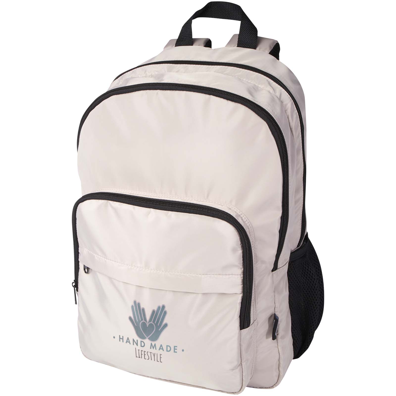 Nachhaltiger Stadt-Rucksack 15 GRS - Blaustein bedrukken met logo