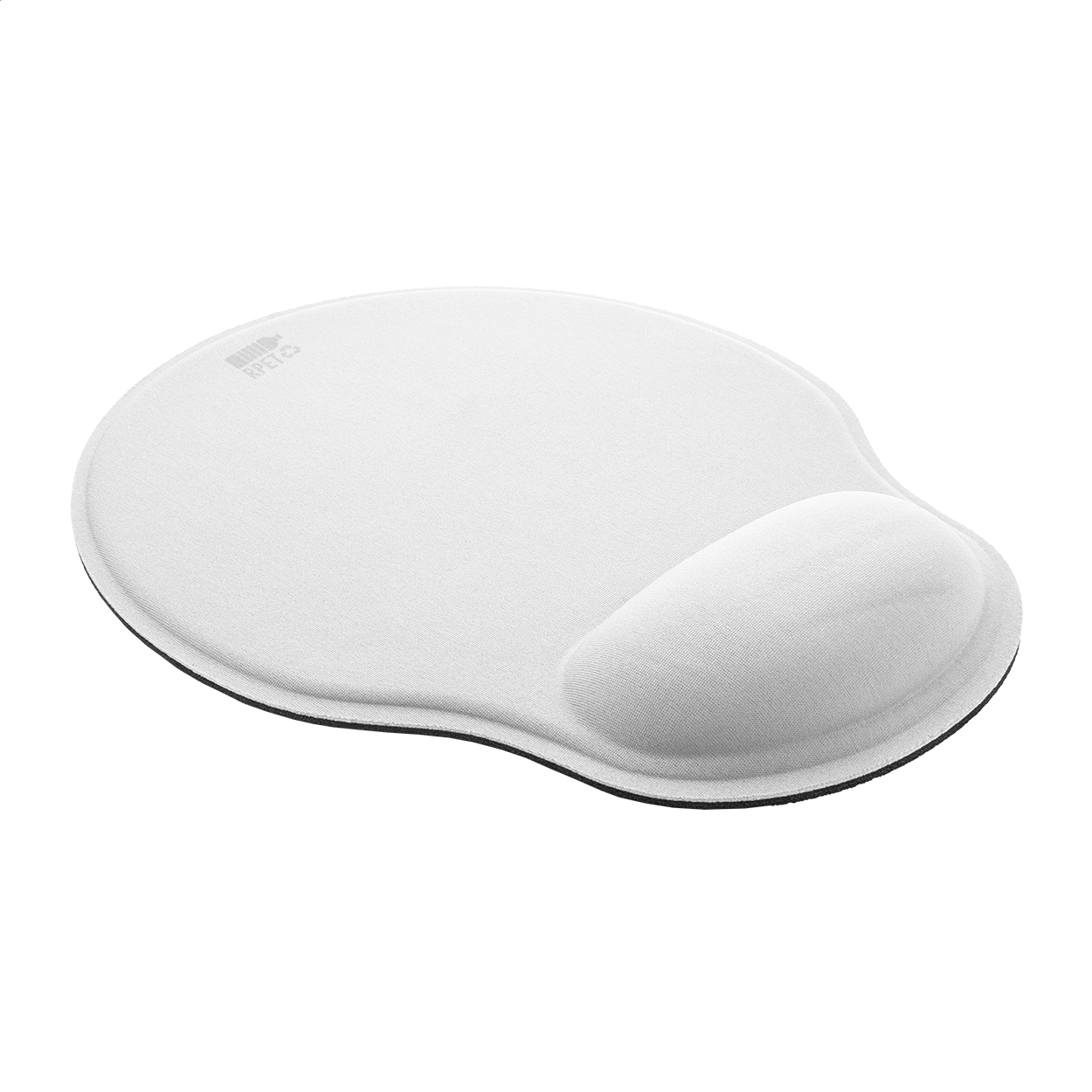 Wrest ergonomisches RPET-Mauspad mit Handgelenkauflage und Logo