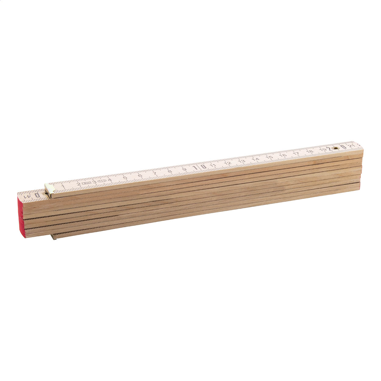 Gable Zollstock aus Holz mit Logo, 2 m, für Handwerk und Baustelle bedrucken mit Logo