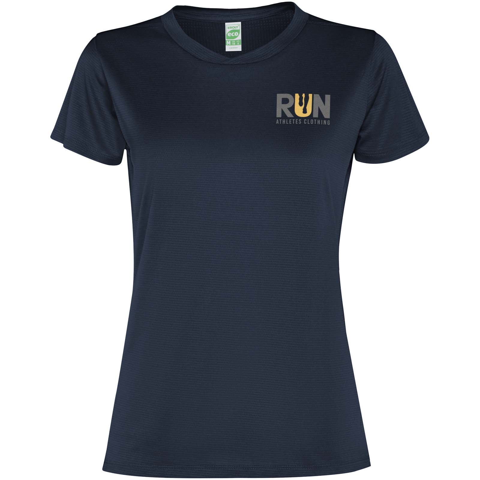 Leichte Damen-Sport-T-Shirt mit Crossover-Kragen - Rüsselsheim am Main