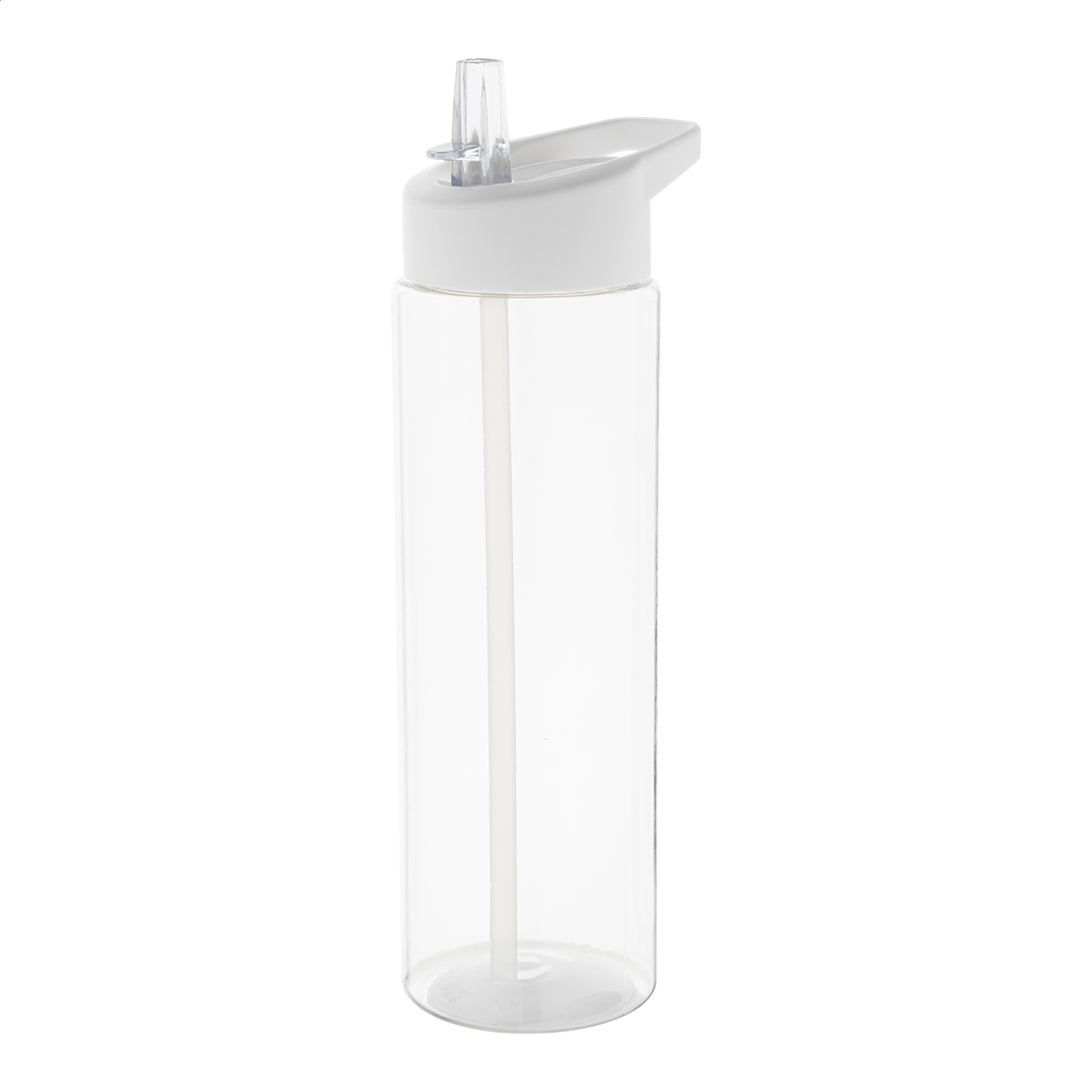 Fitty RPET Sportflasche 650 ml mit Strohhalm und Logo