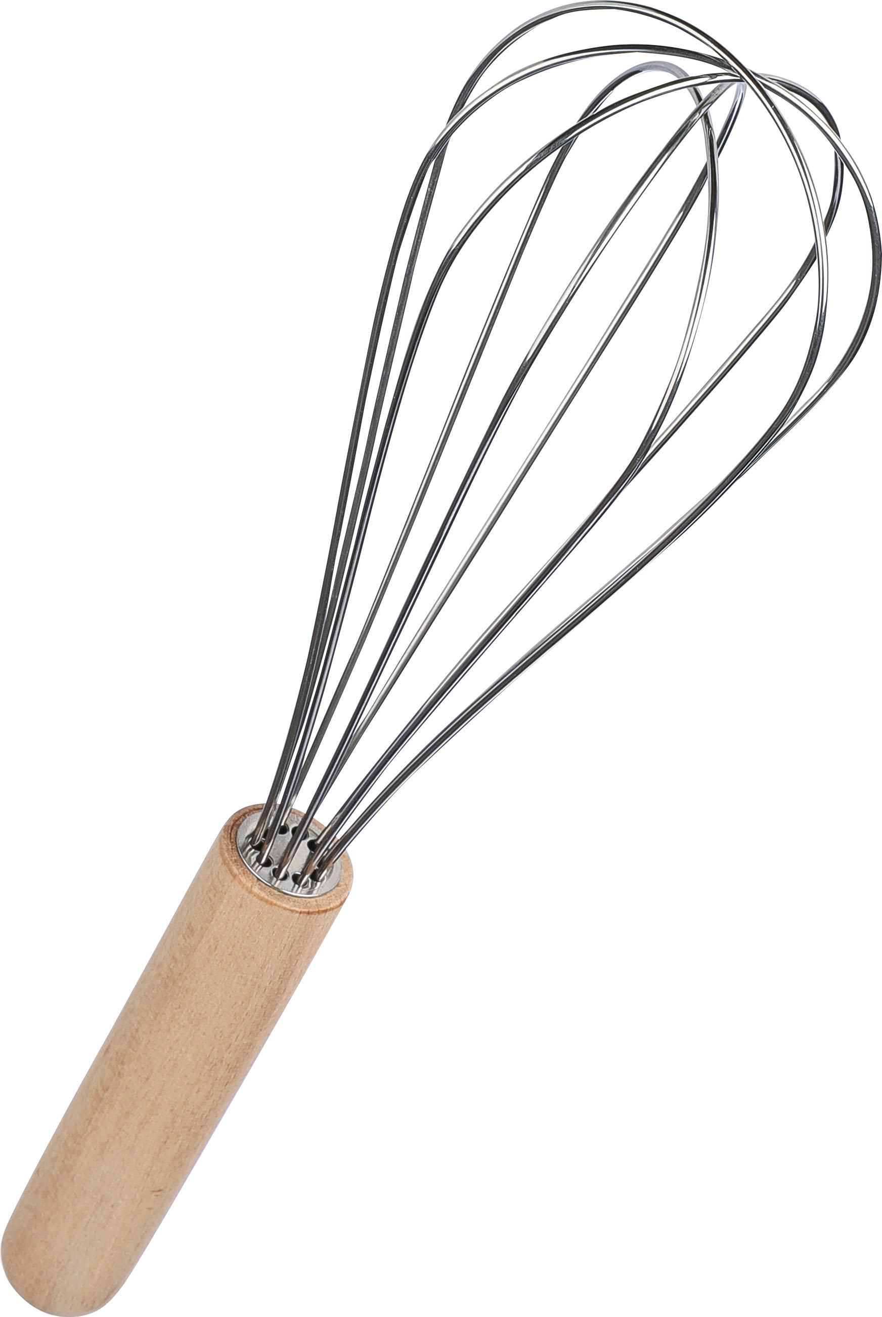 Edelstahl-Schneebesen mit Buchenholzgriff - Verden