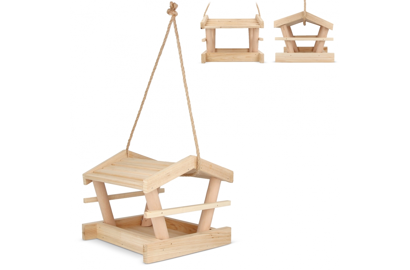 Holz-Vogelfutterspender FSC - Calau