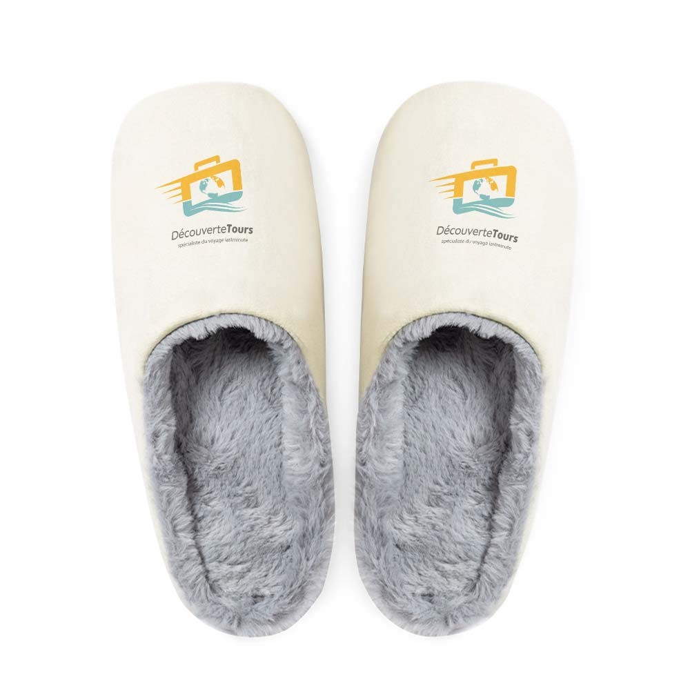 CozyStep Hausschuhe bedrucken mit Logo