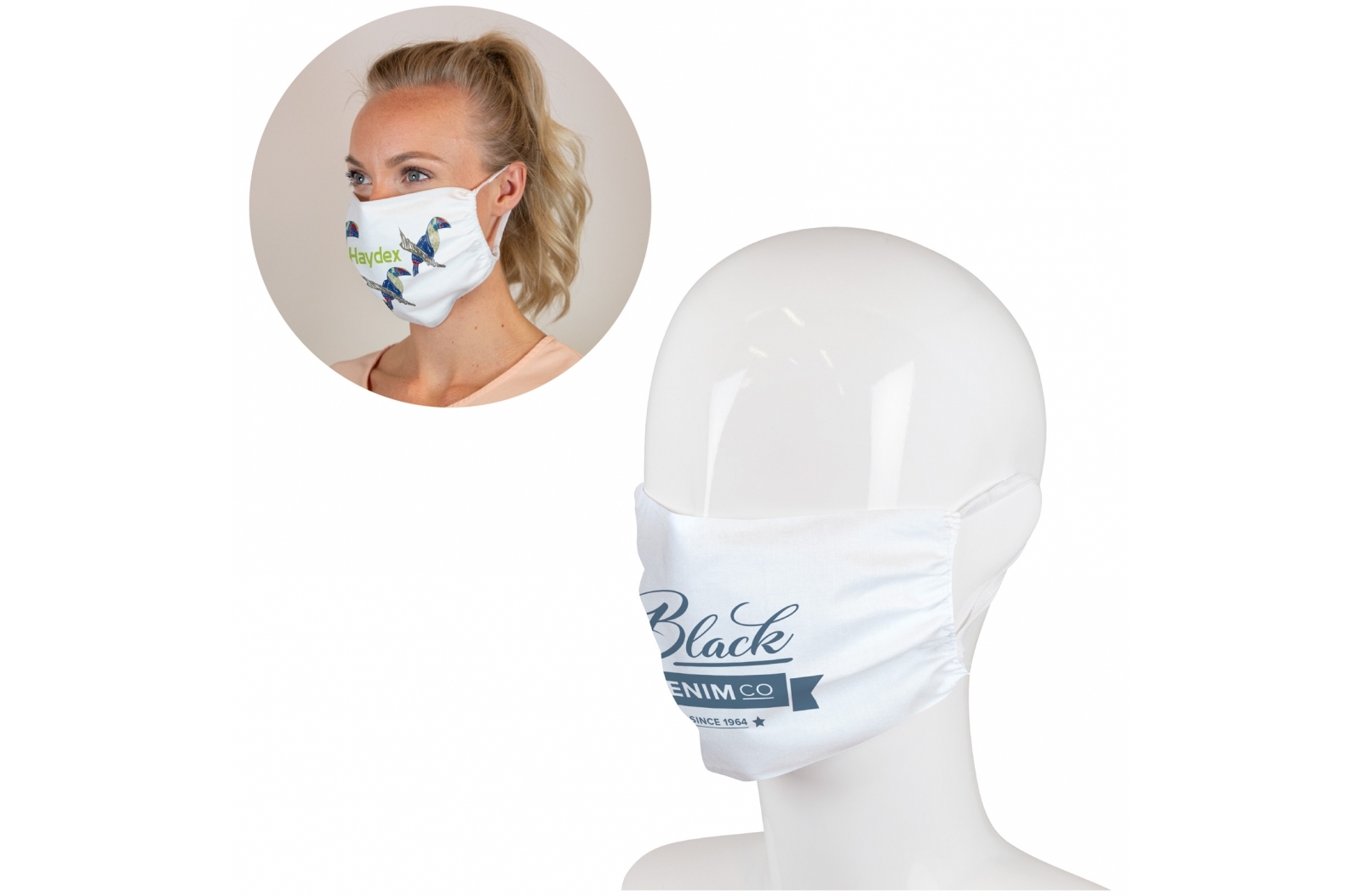 Wiederverwendbare Gesichtsmaske aus doppeltem Polyester - Liebstadt