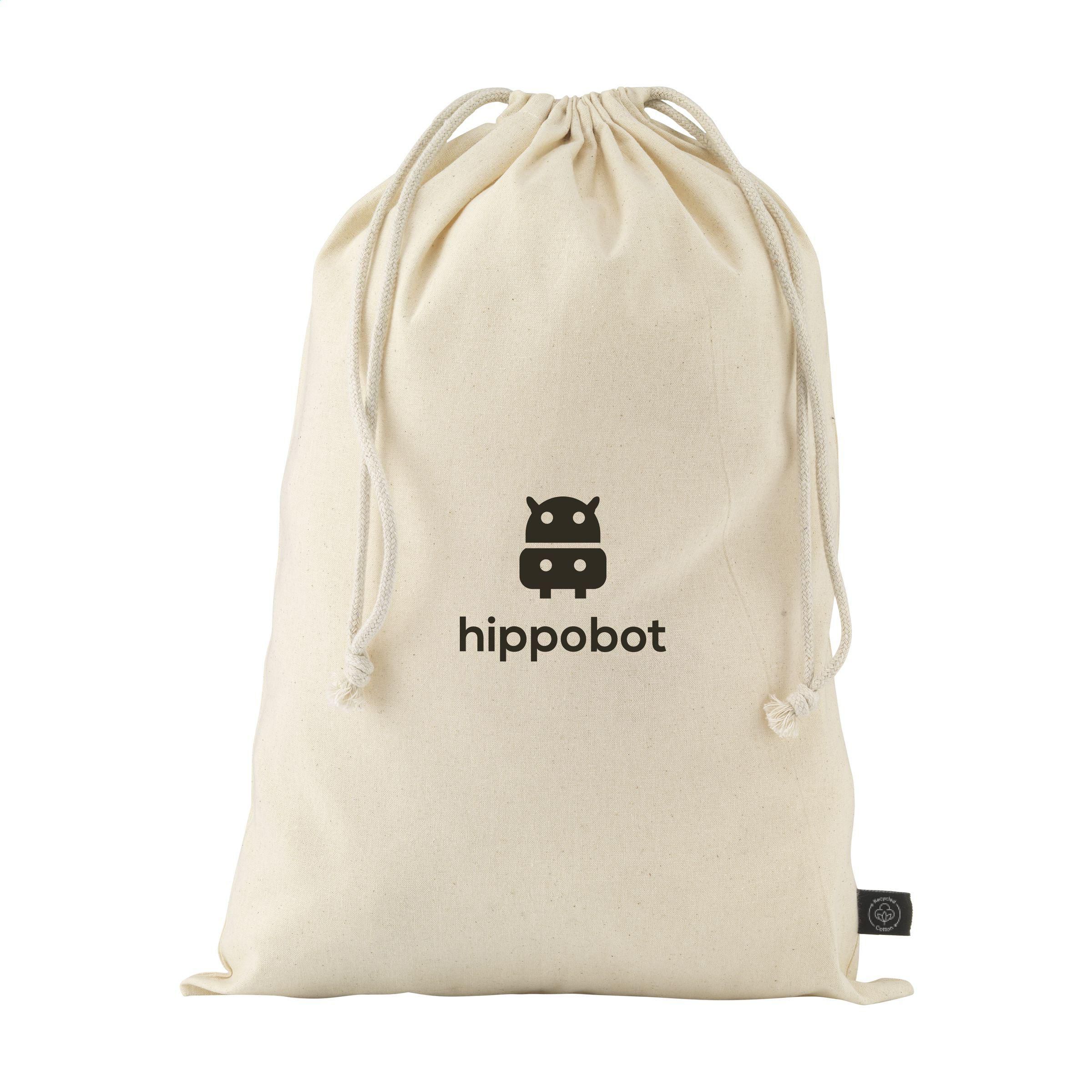 Geschenkbeutel Natur Recycelt Baumwolle - Fellbach bedrucken mit Logo