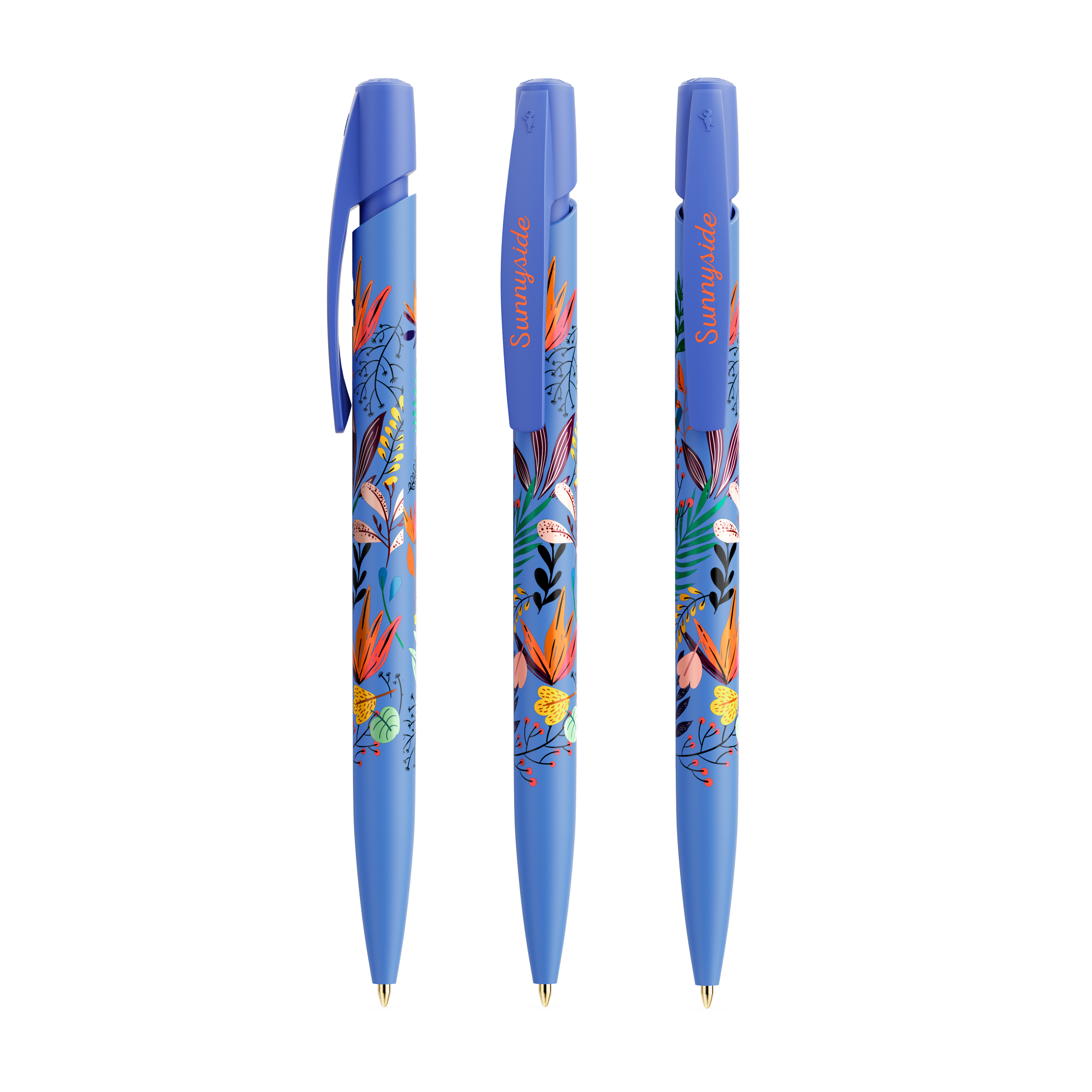 BIC® Media Clic Druckkugelschreiber mit Logo, gefrostet und opak