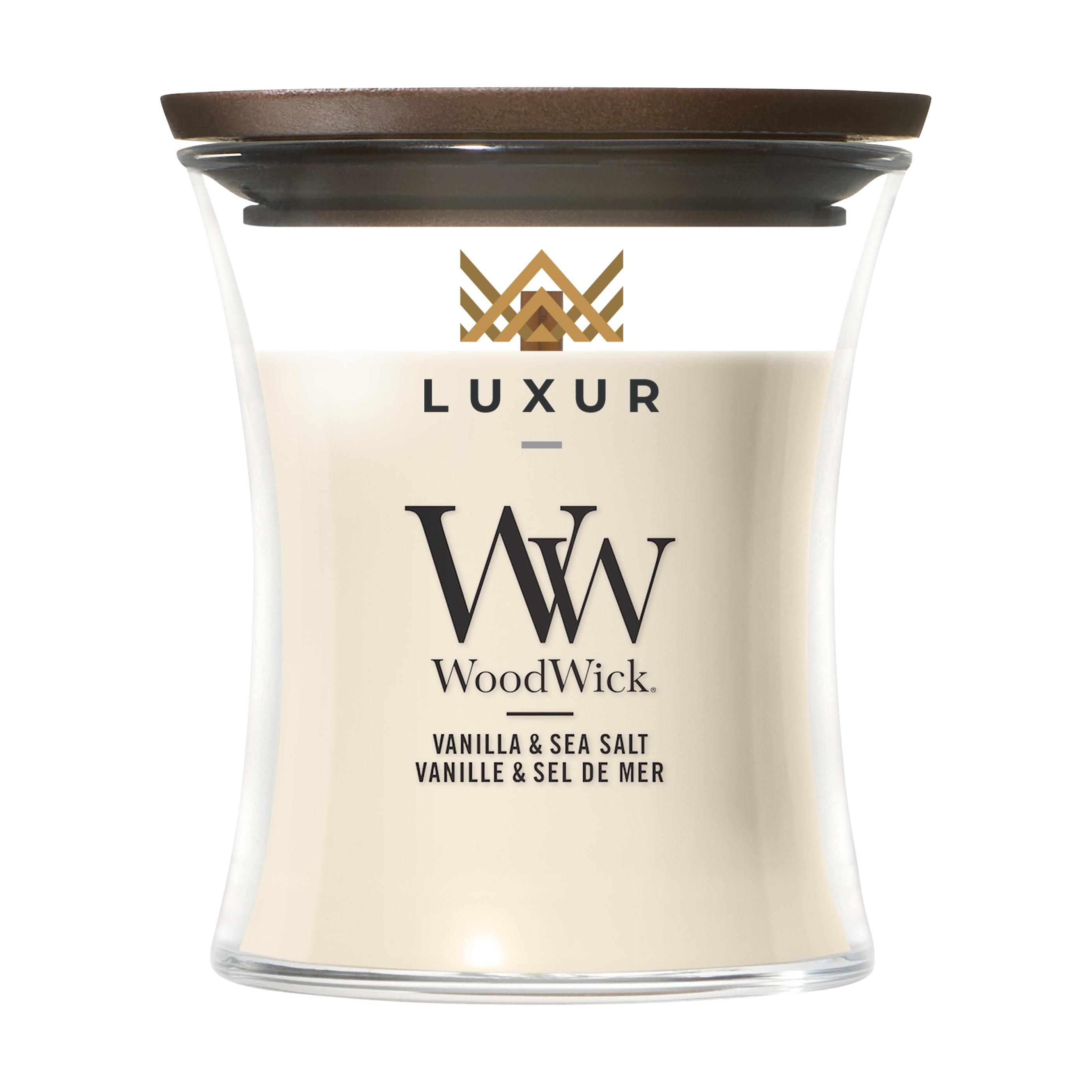 WoodWick Vanille & Meersalz Mini Duftkerze