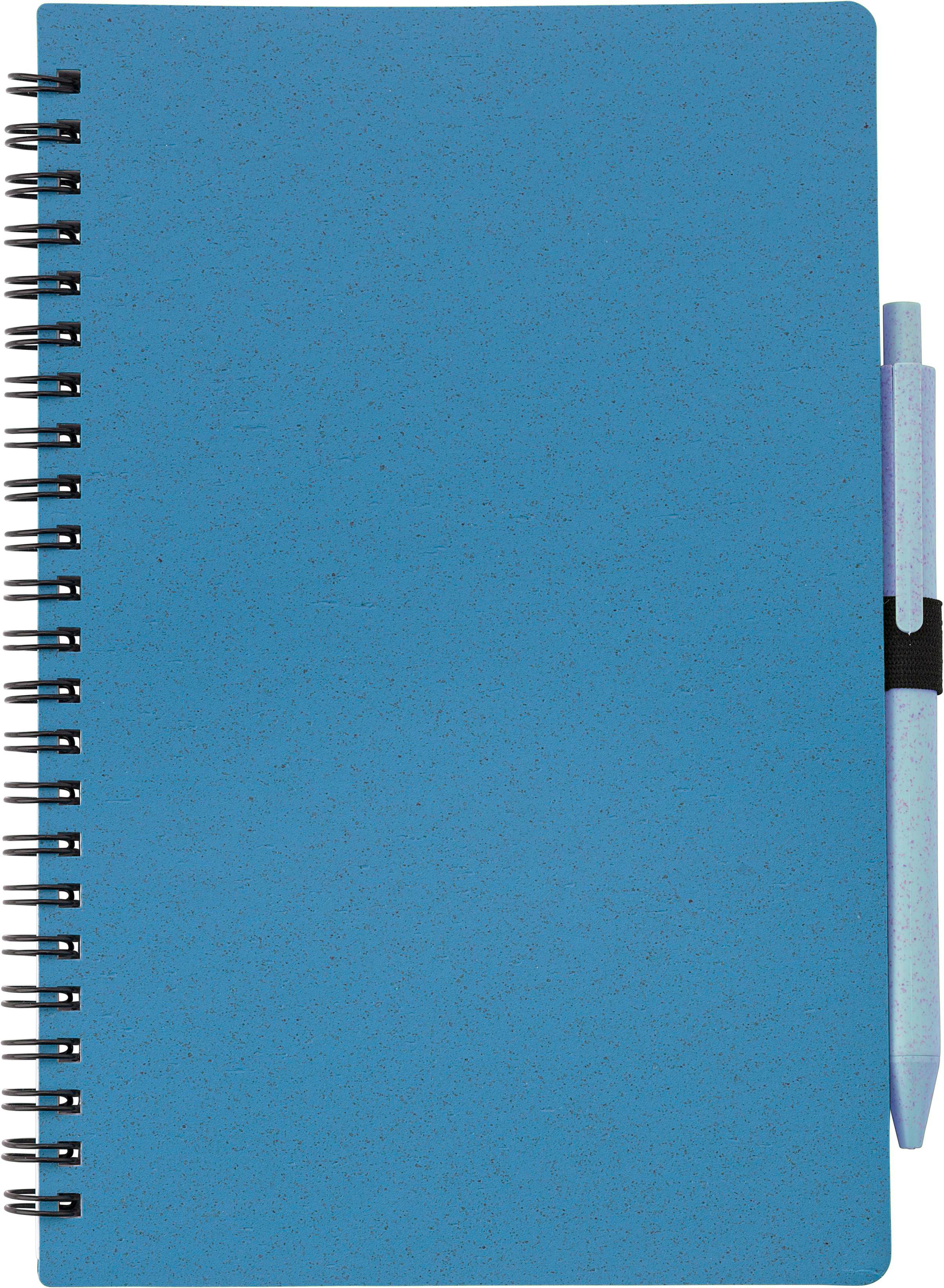 Weizenstroh Notizbuch mit Stift - Dommitzsch