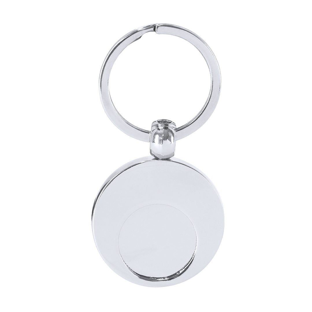 Metallischer Münzschlüssel - Steinau an der Straße bedrucken mit Logo