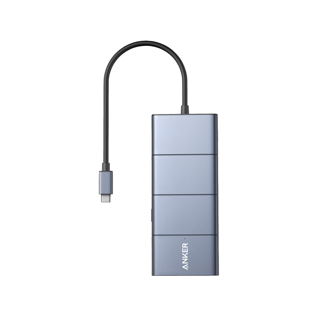 PowerPort Pro 11-in-1 Multifunktionales USB-C Hub - Soltau bedrucken mit Logo