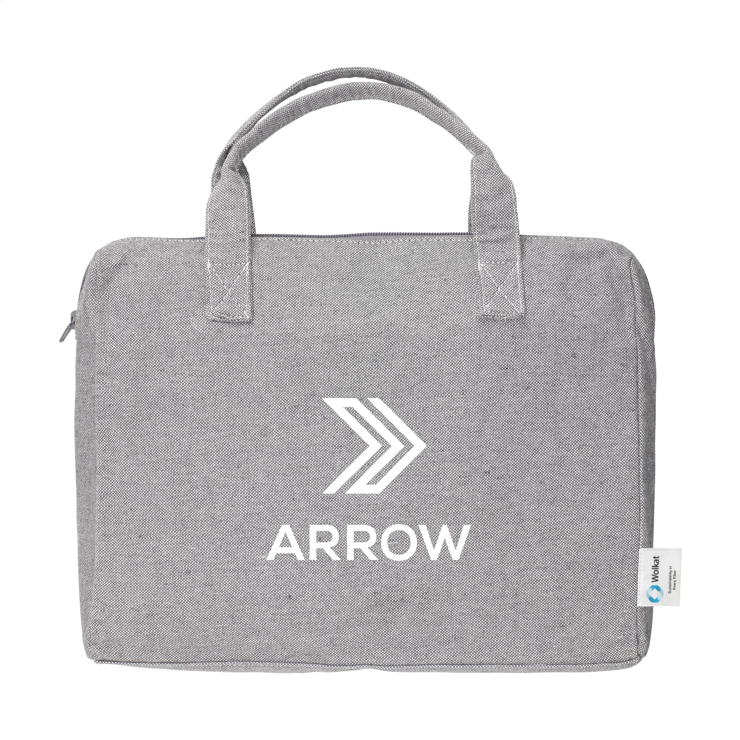 Geräumige Laptop-Tasche aus recyceltem Textil - Leingarten