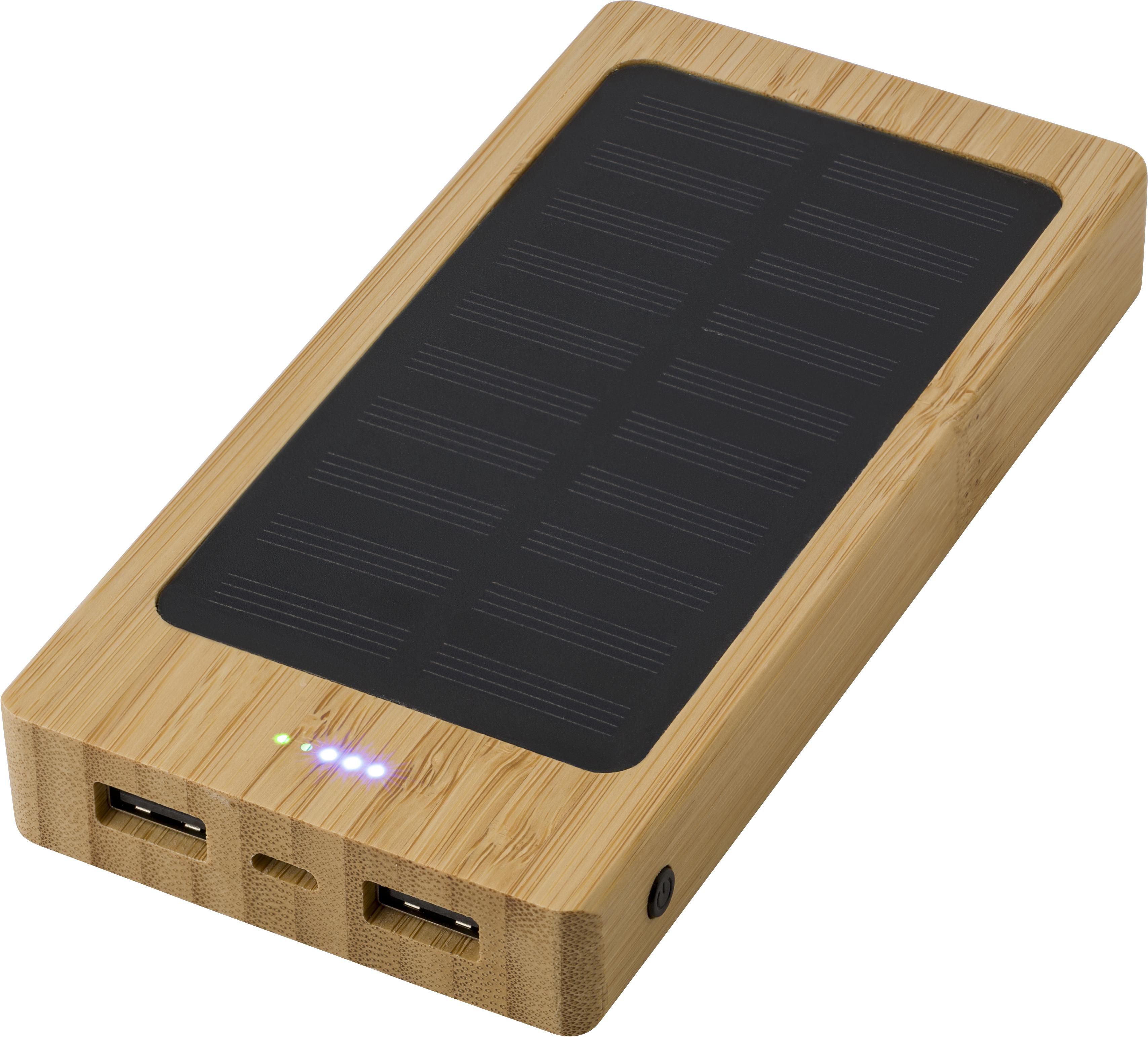 Bambus Solarladegerät - Großbreitenbach