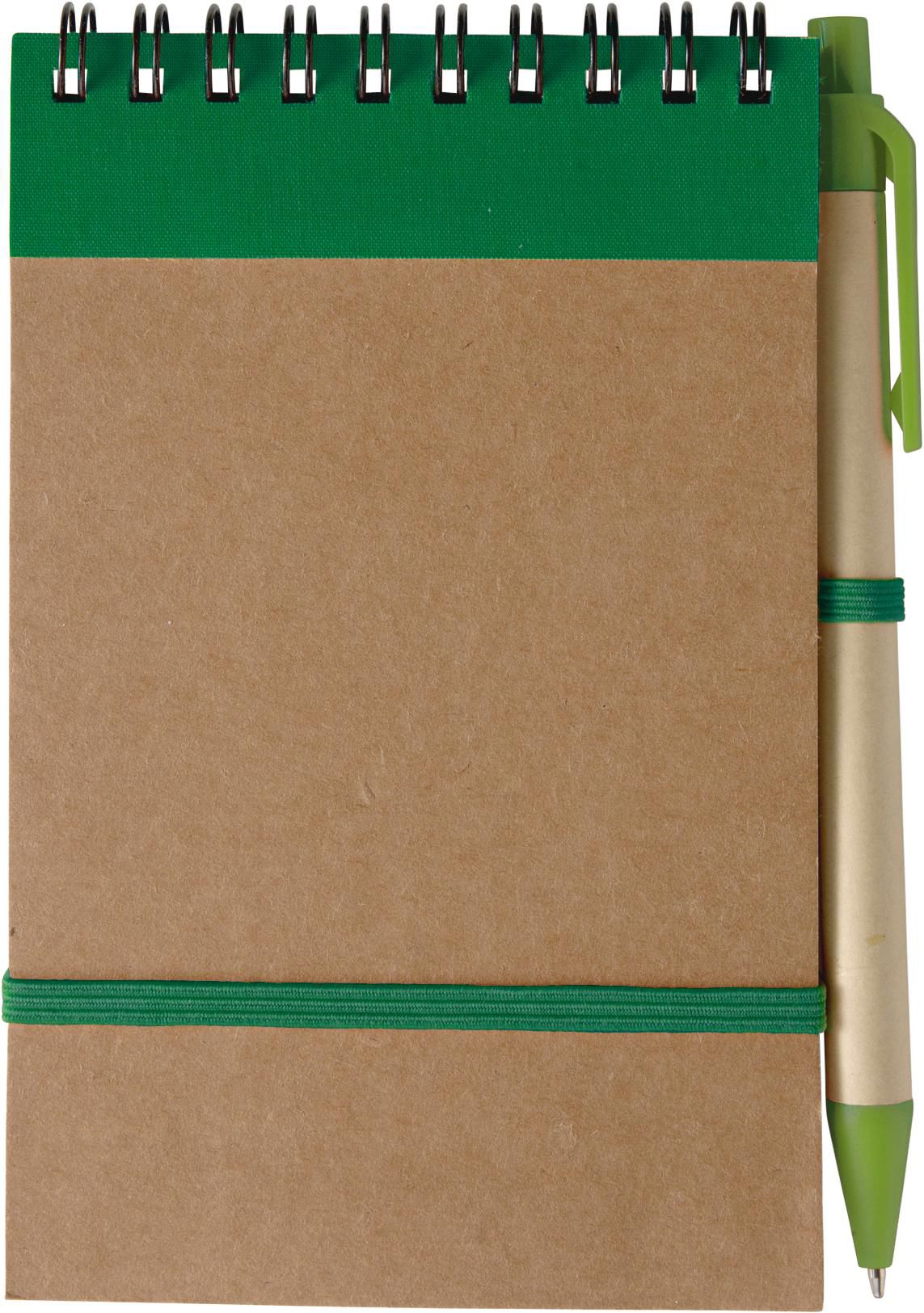 Umweltfreundliches Notizbuch mit Stift - Hohen Neuendorf