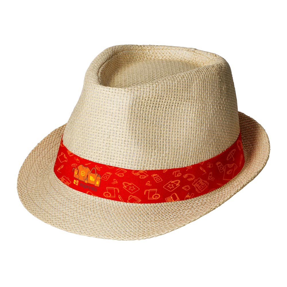 Personalisierter Sommerhut mit klassischem Schnitt