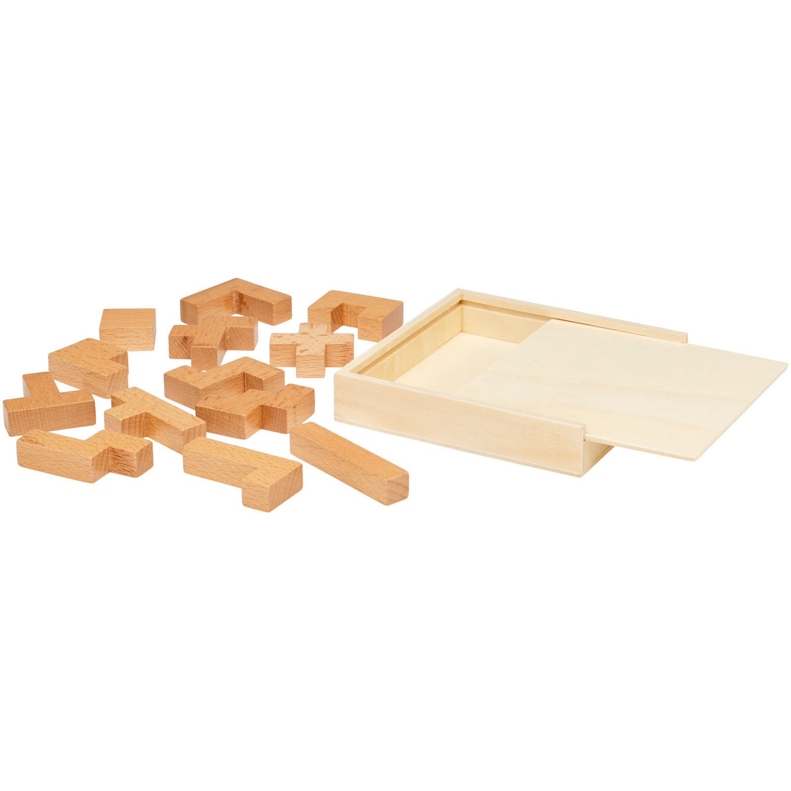 Rinden-Holzpuzzle