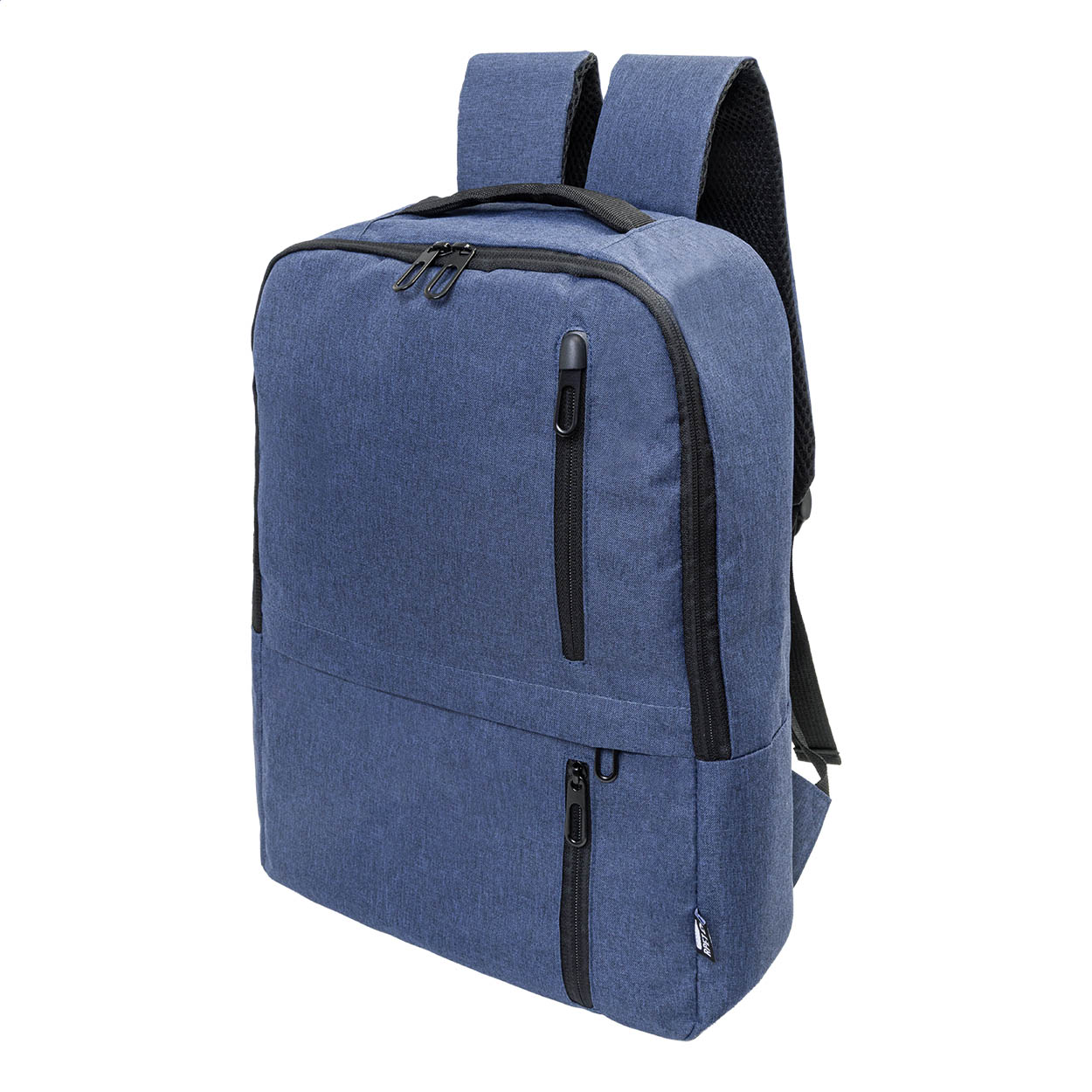 Lauder Rucksack aus 600D RPET mit Laptop- und Tabletfach und Logo