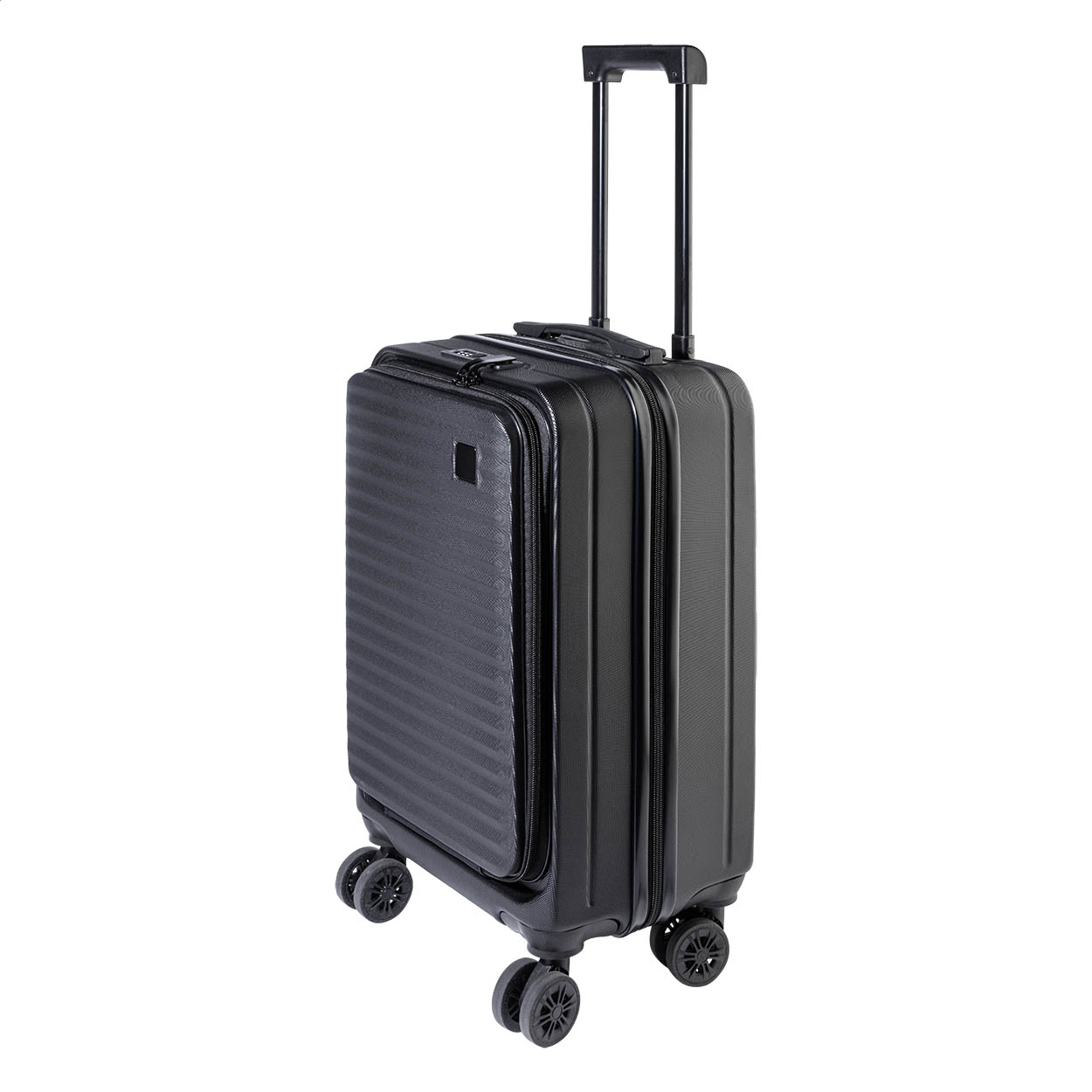 MeetMile 20" Business-Trolley mit Hartschale aus Recycling-ABS, Logo