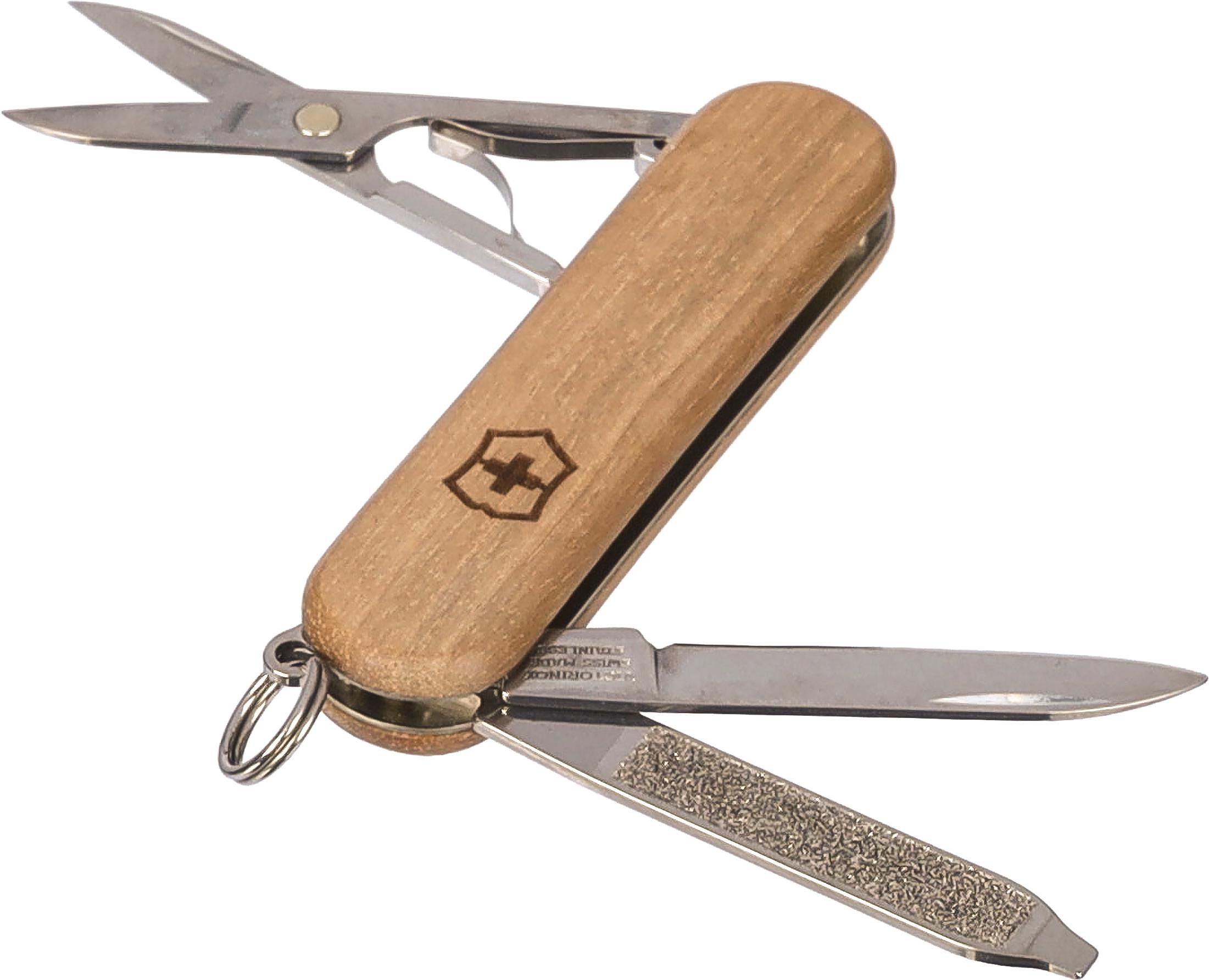 Kompakte Holz-Taschenmesser Eleganz - Zell am Harmersbach bedrucken mit Logo