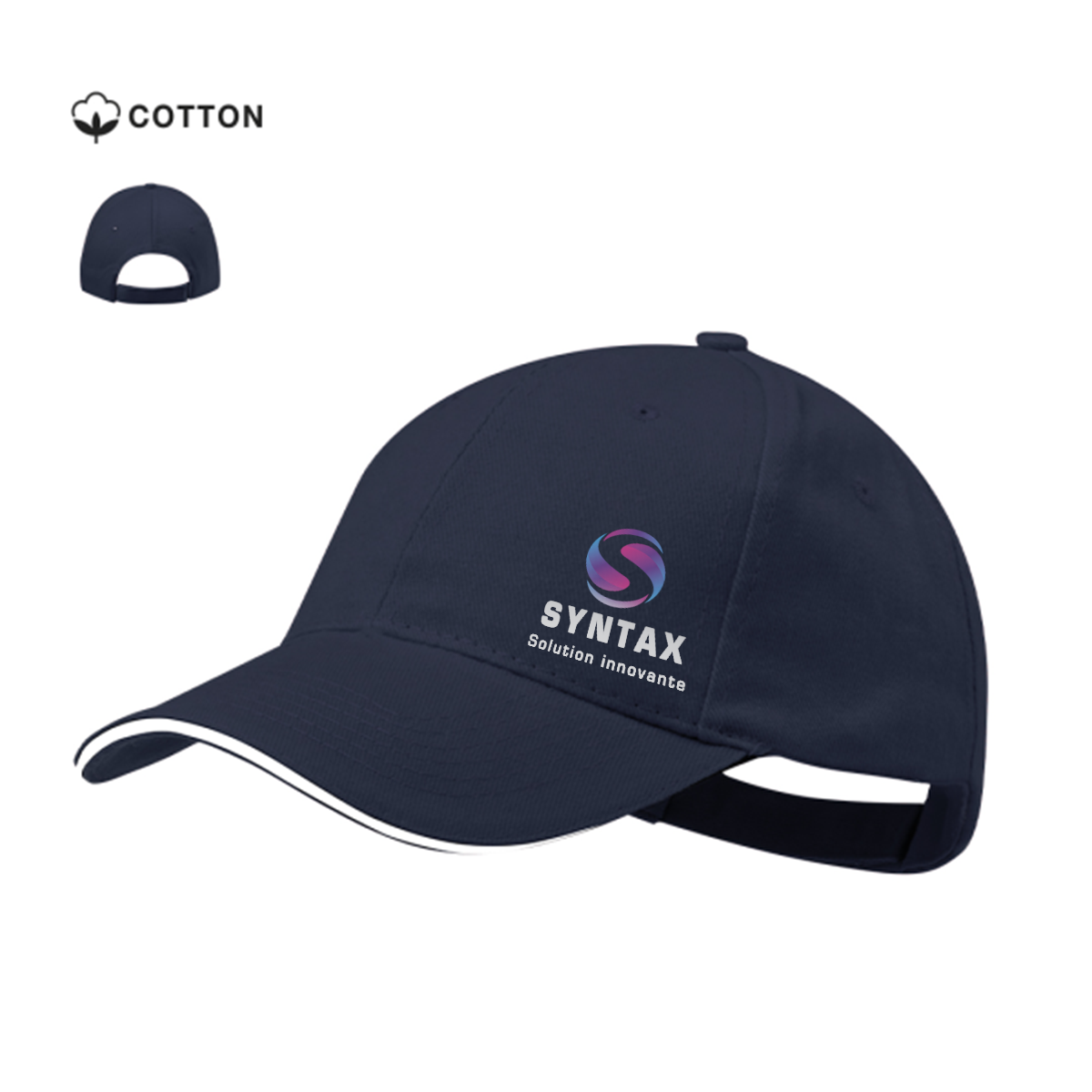 BrightTone 6-Panel-Kappe - Fugen