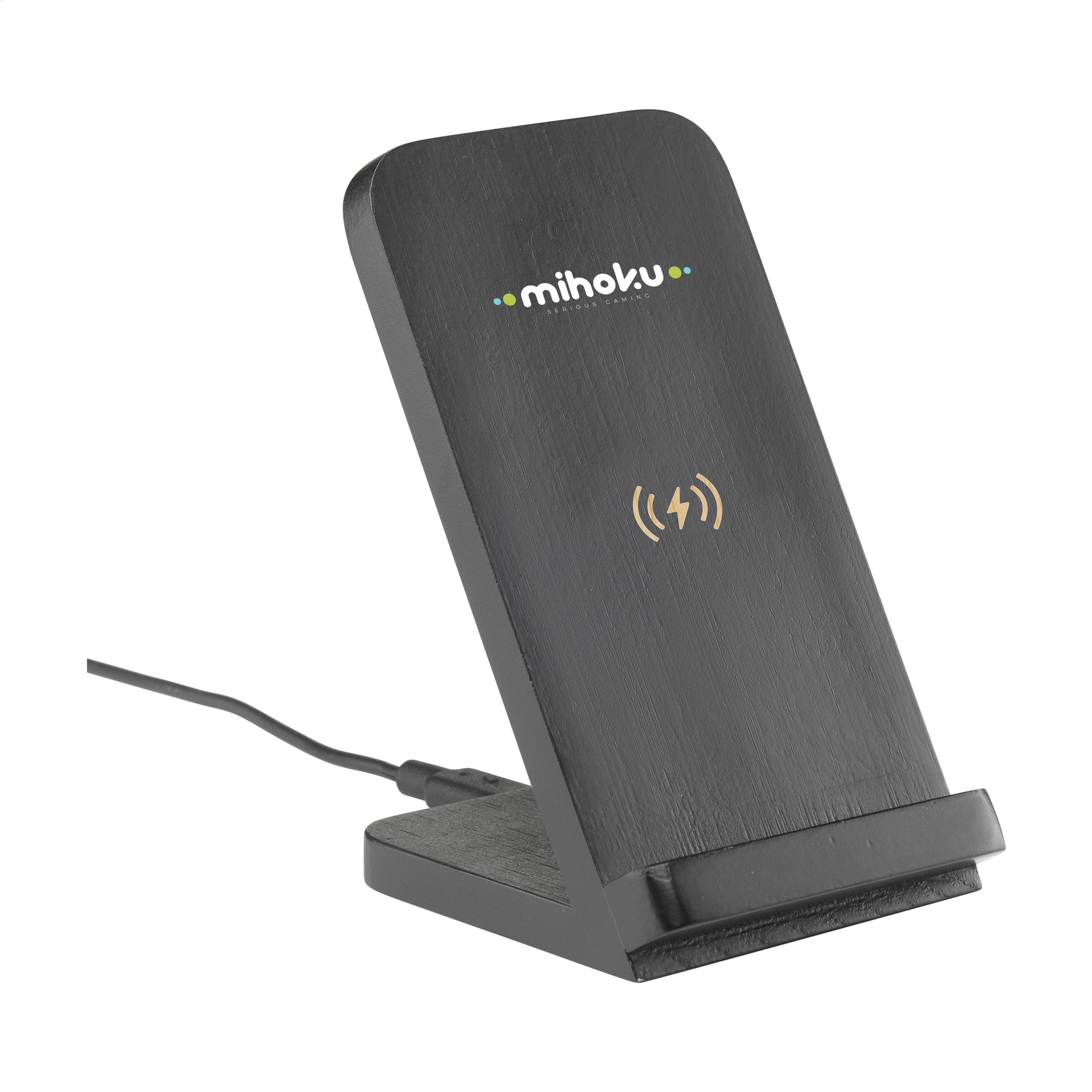 Umweltfreundliche 15W Bambus drahtlose Ladestation - Feuchtwangen