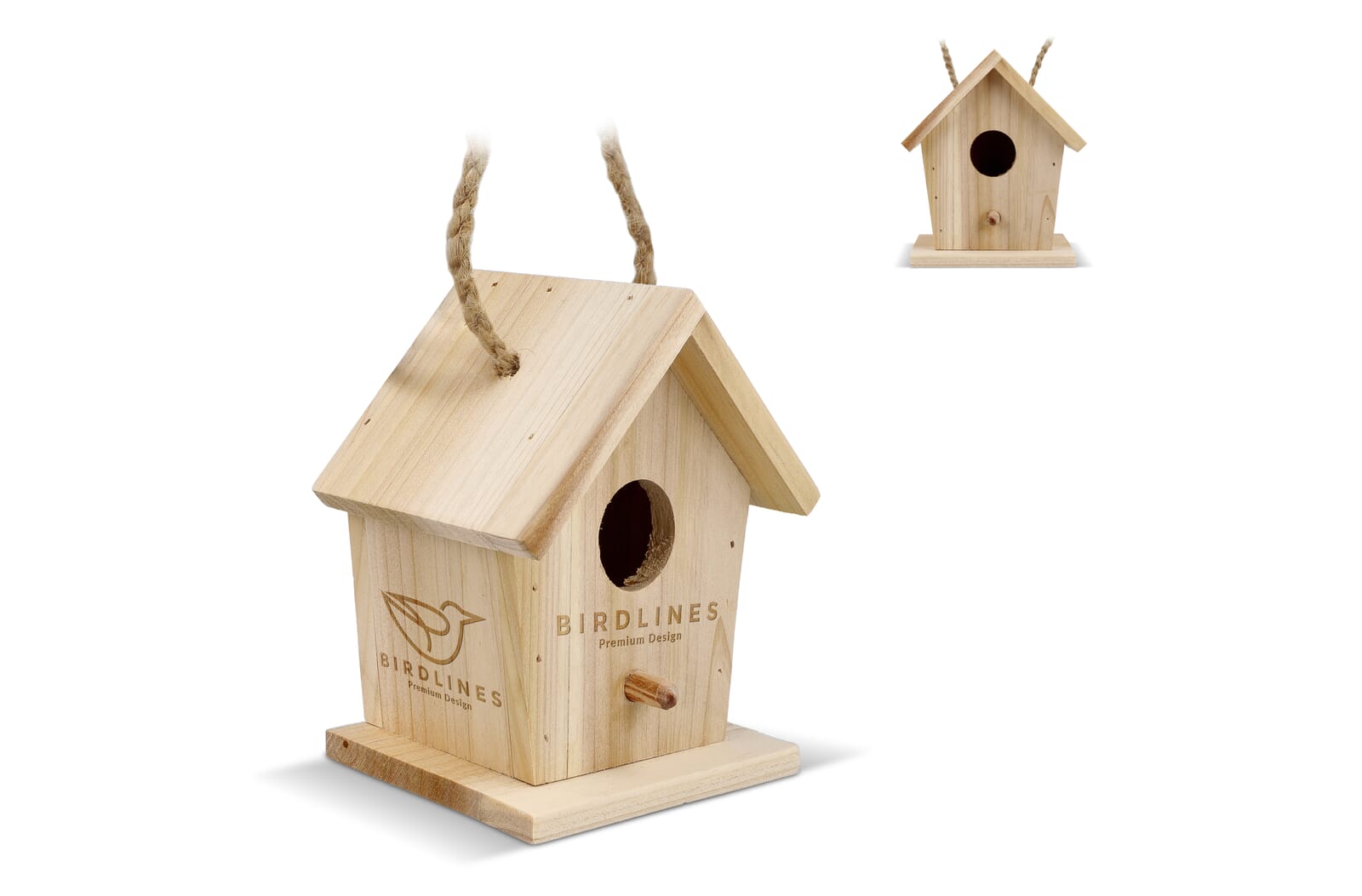 Kleines Vogelhaus aus FSC-Holz