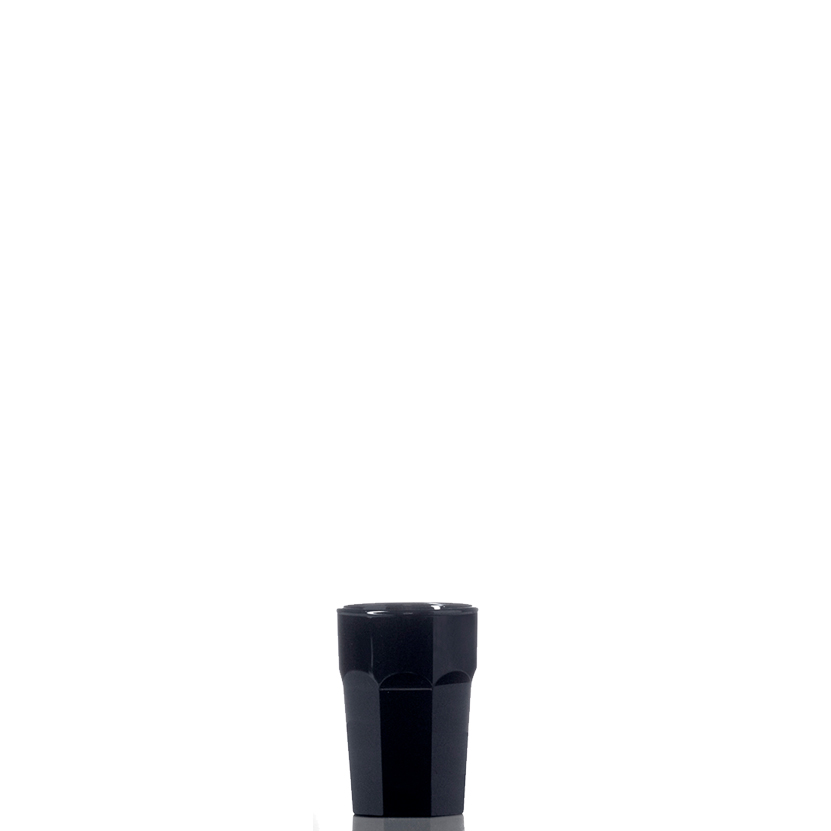 Schnapsglas personalisiert schwarz (2,5 cl) - Andau