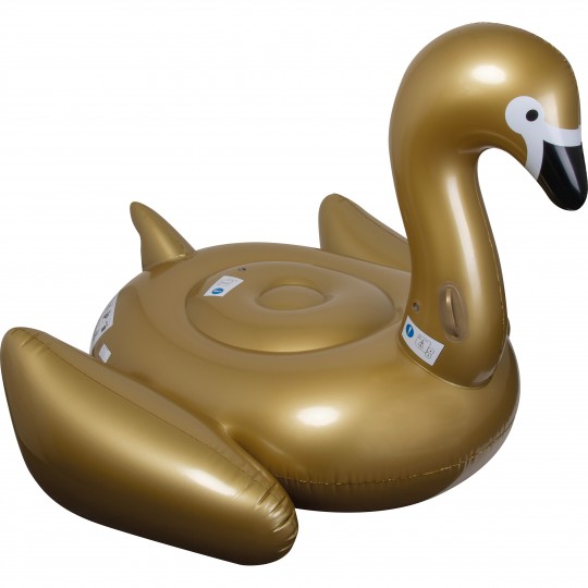 Aufblasbare goldene Schwan - Babenhausen