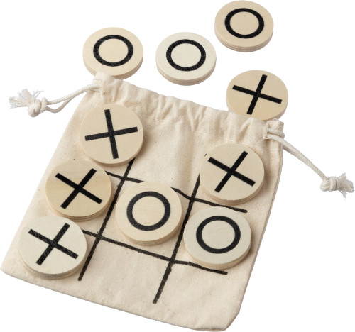 Natürliches Holz-Tic-Tac-Toe-Spiel - Rastatt