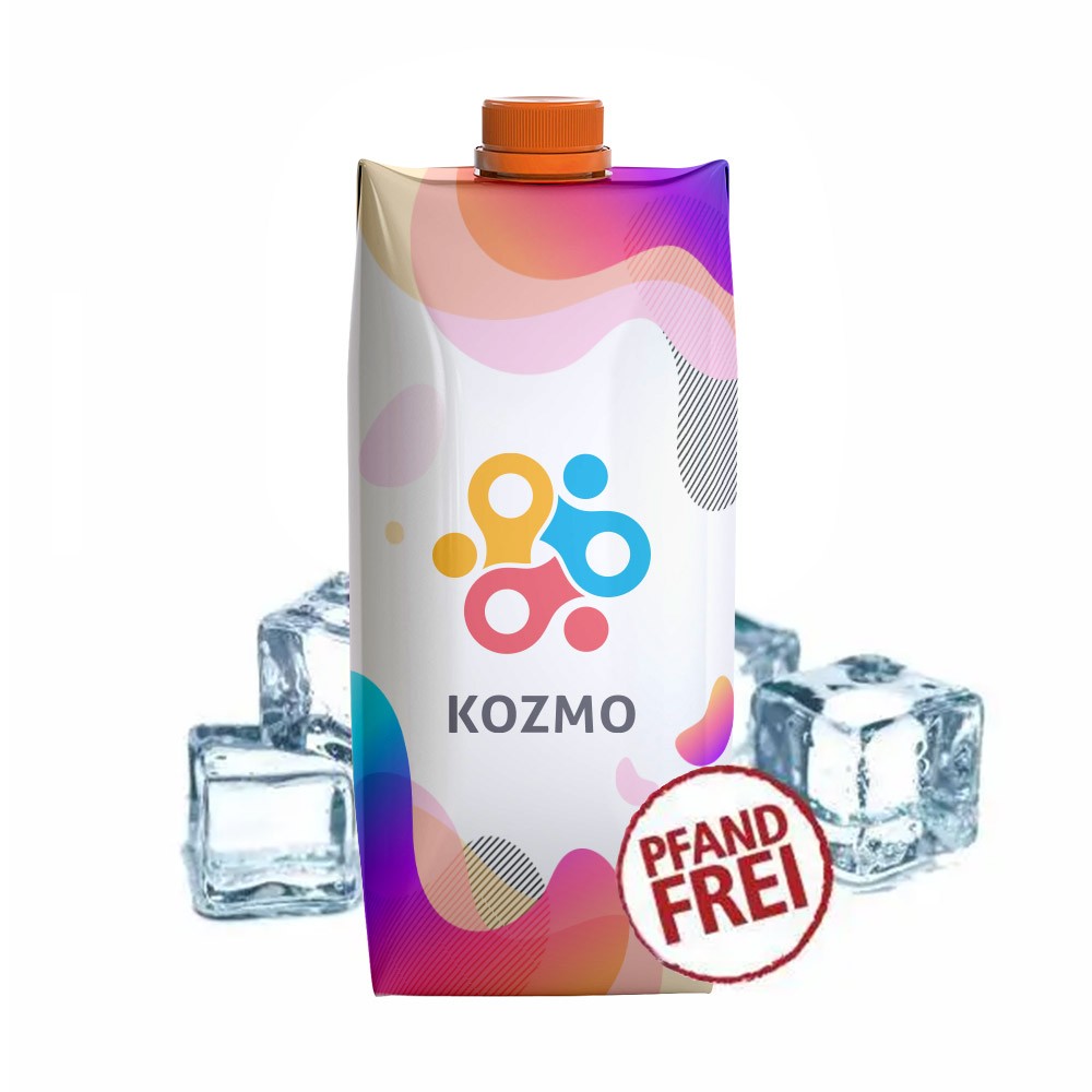 Personalisiertes TetraPack mit Mineralwasser 500ml