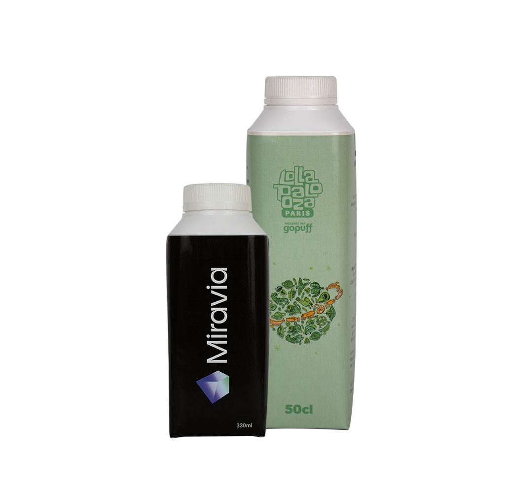 Personalisierte Kartonwasserflasche - Erlangen