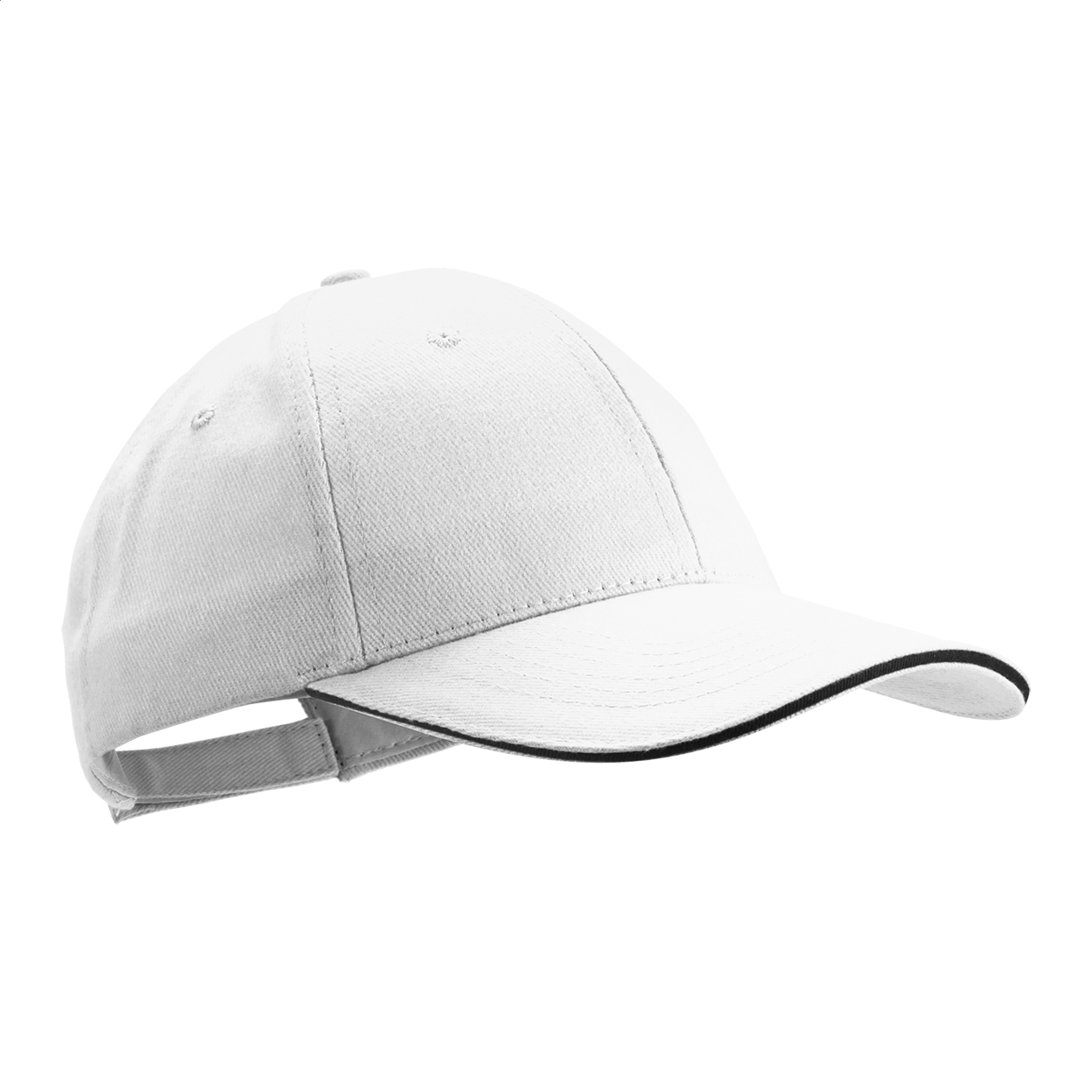 Rivera 6-Panel Baseball-Cap aus gebürsteter Baumwolle mit Logo bedrucken mit Logo