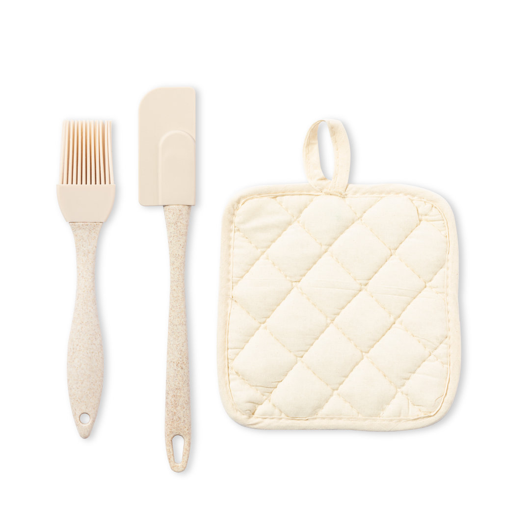 Küchen-Essentials-Set bedrucken mit Logo