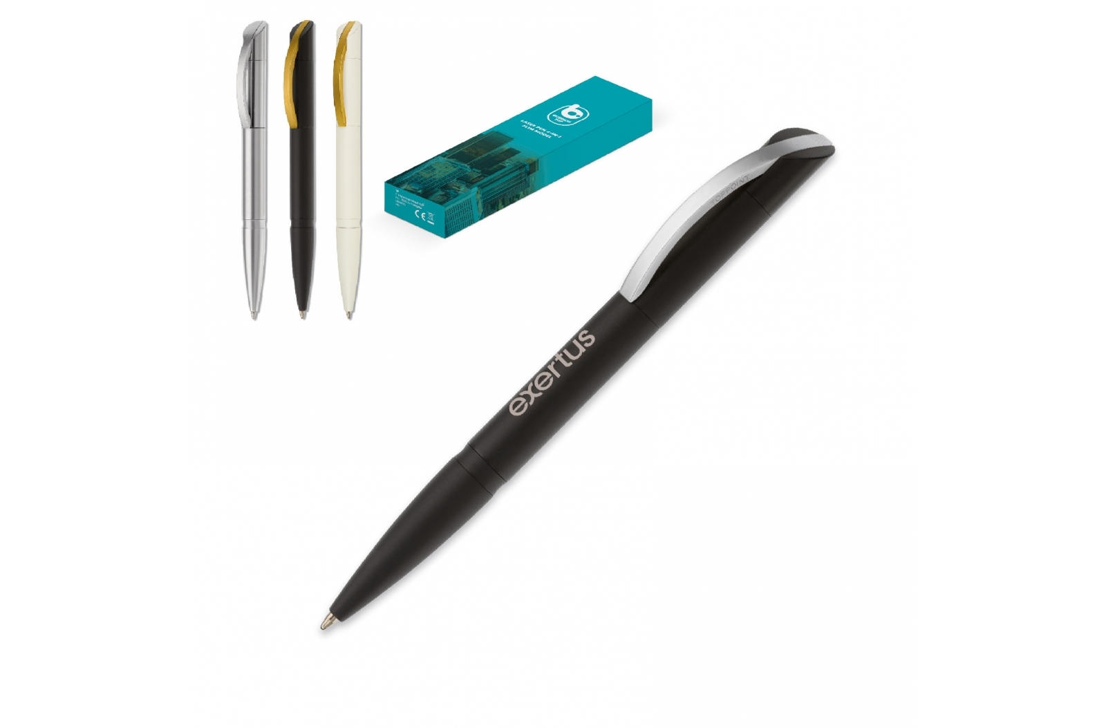 Schicker Drehkugelschreiber aus Metall -