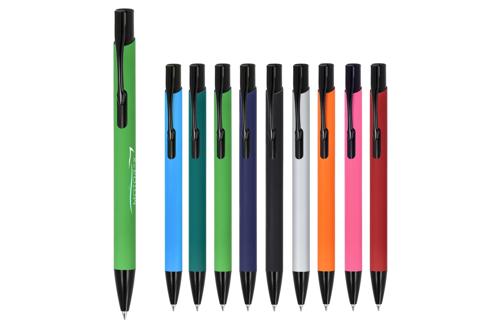 Elegante Recycled Aluminum Pen with Soft Touch - Black Ink - Eibenstock