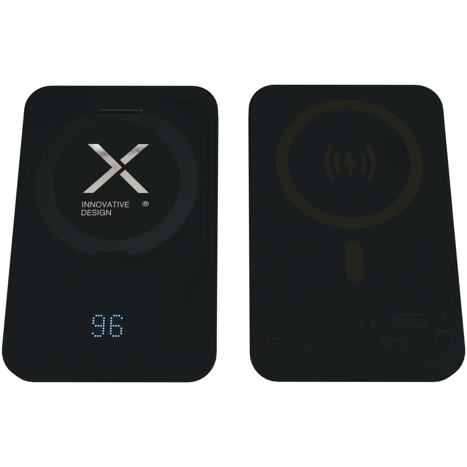 SCX.design P28 5000 mAh Powerbank mit klappbarem Ring