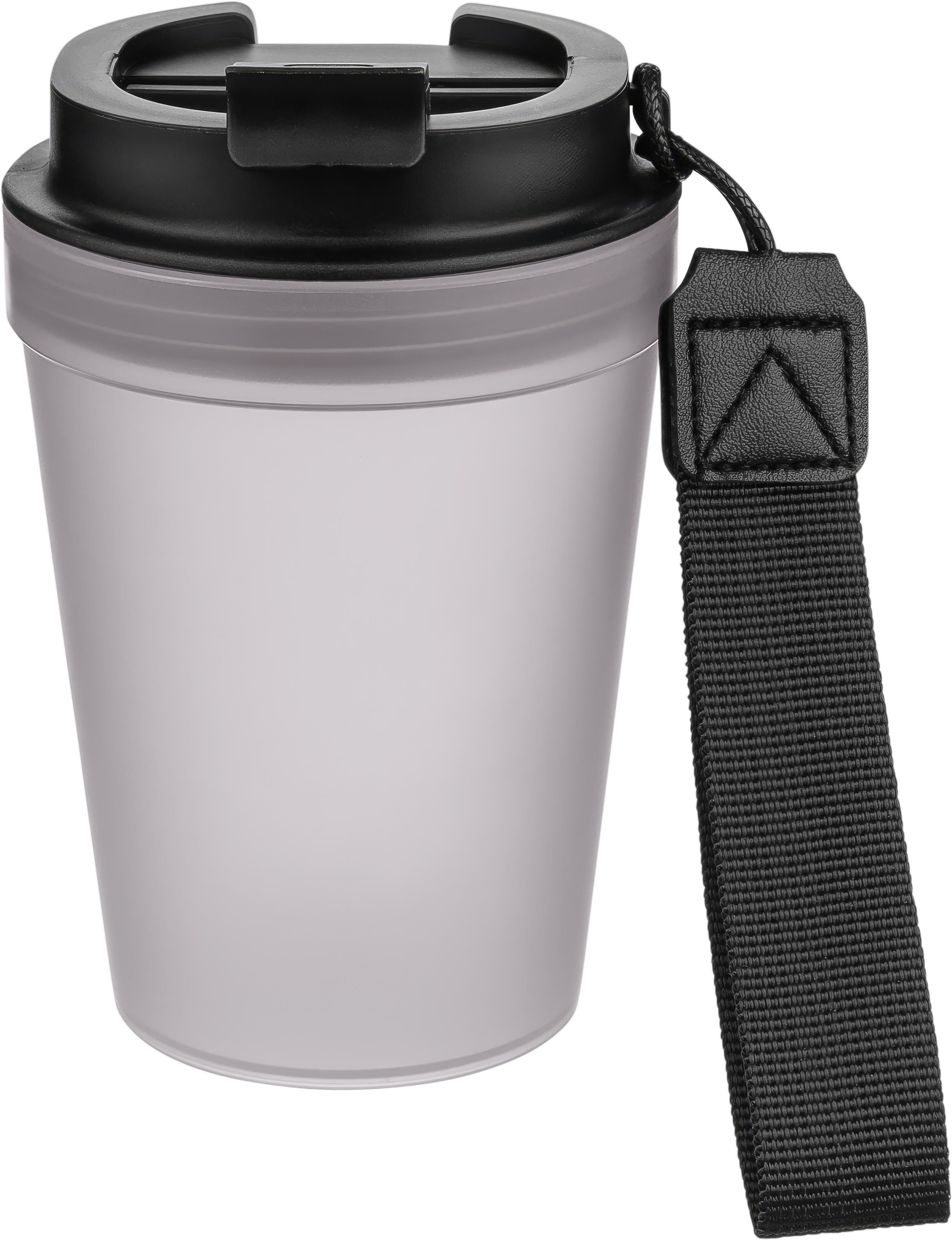 Reise-Trinkbecher Klarsicht 350 ml - Eschweiler bedrucken mit Logo