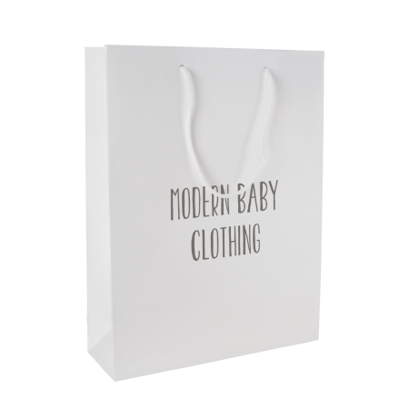 Glänzende laminierte weiße Papiertüten - Schleiden