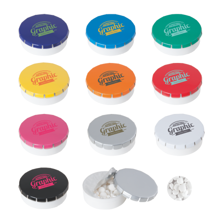 Runddose Klick - Pirna bedrucken mit Logo