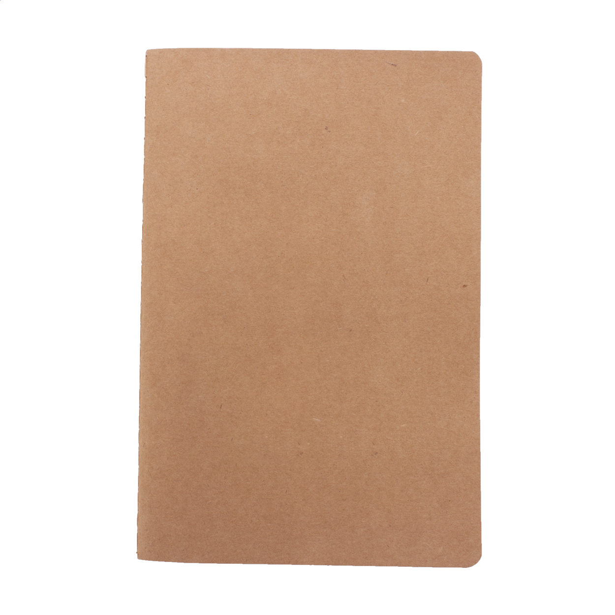 Krafty A5 Notizbuch aus Recyclingpapier mit genähtem Einband und Logo bedrucken mit Logo