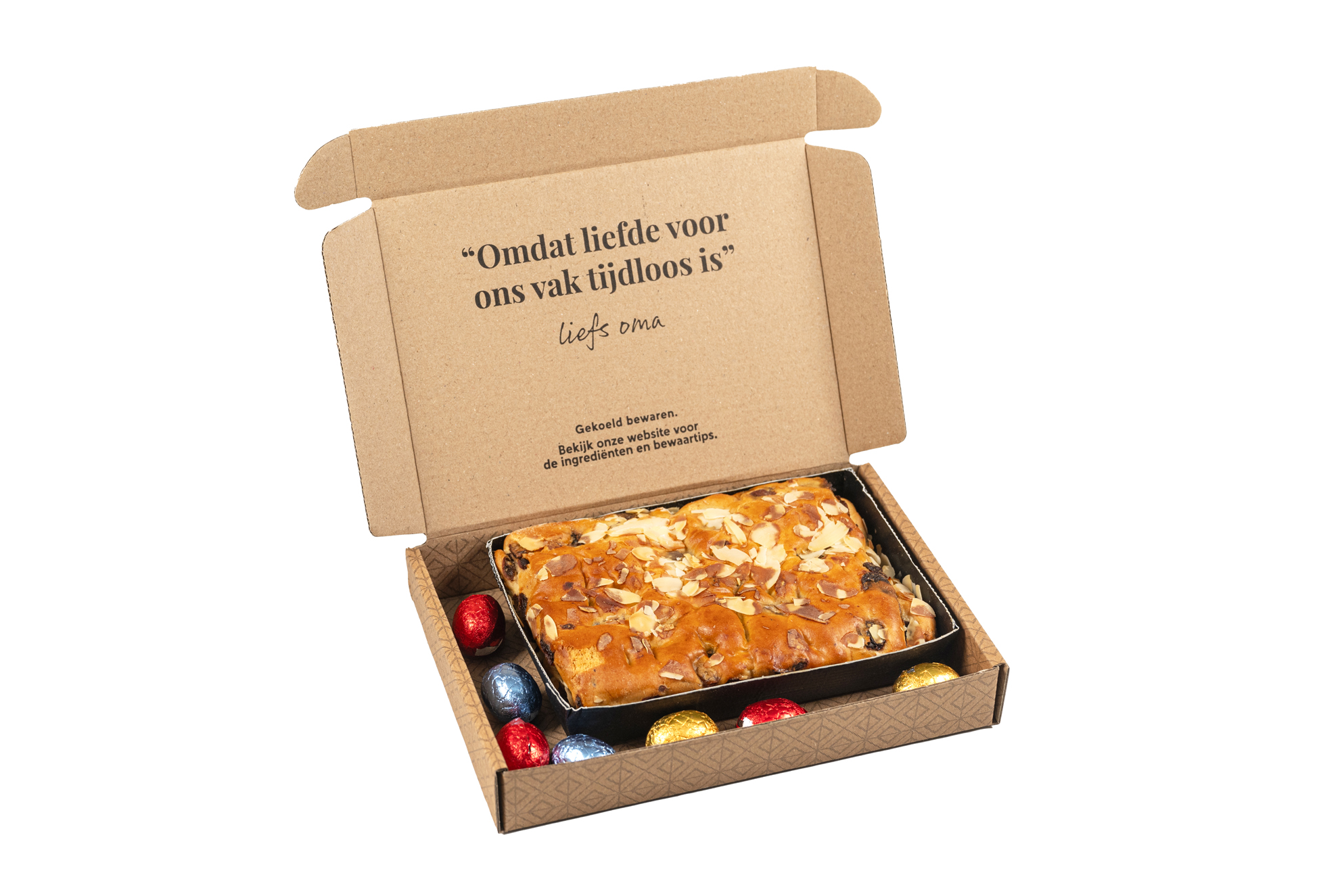 Briefkastenstol mit Amarenakirschen - Klötze