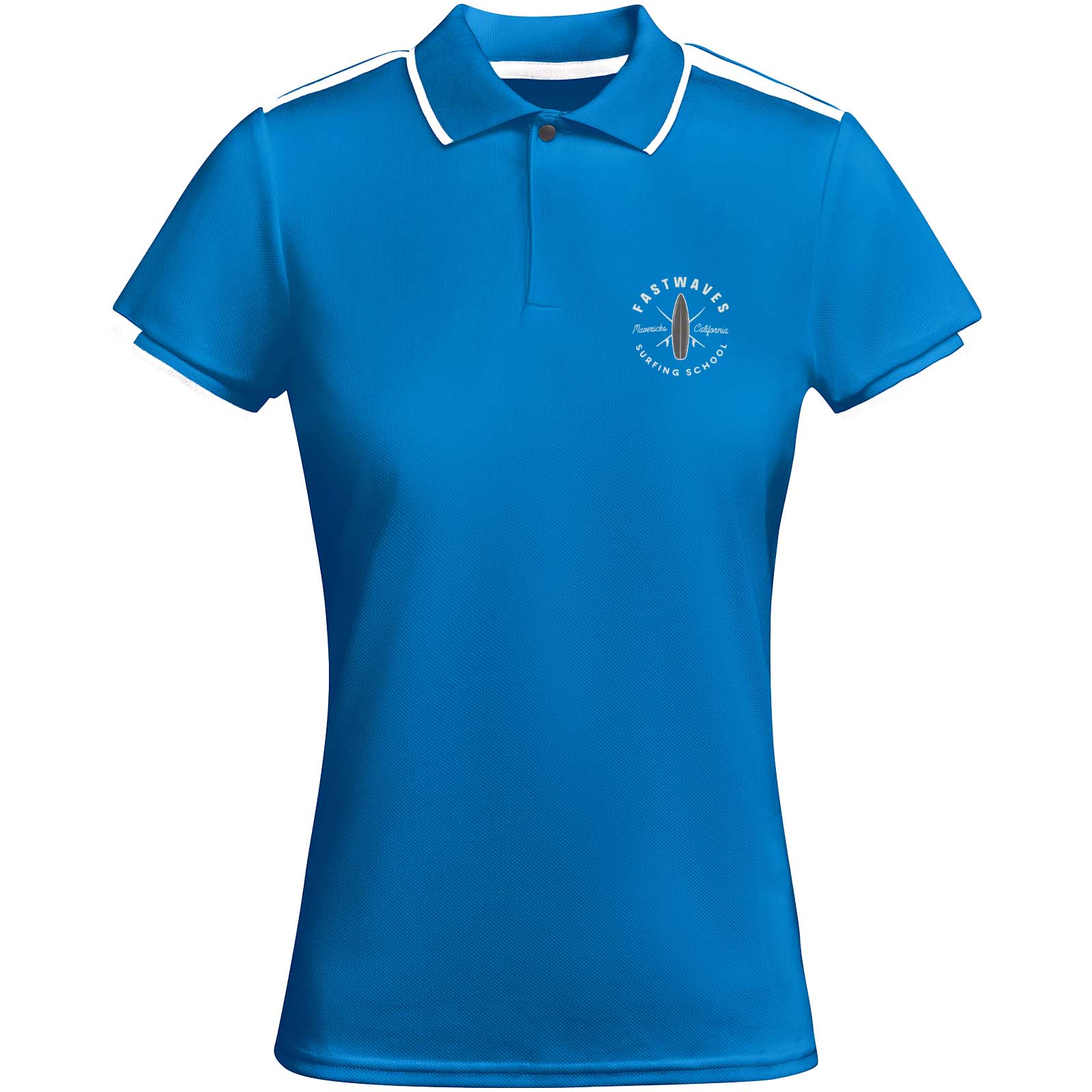 Sportliches Polohemd Damen aus recyceltem Polyester - Stadt Wehlen bedrucken mit Logo