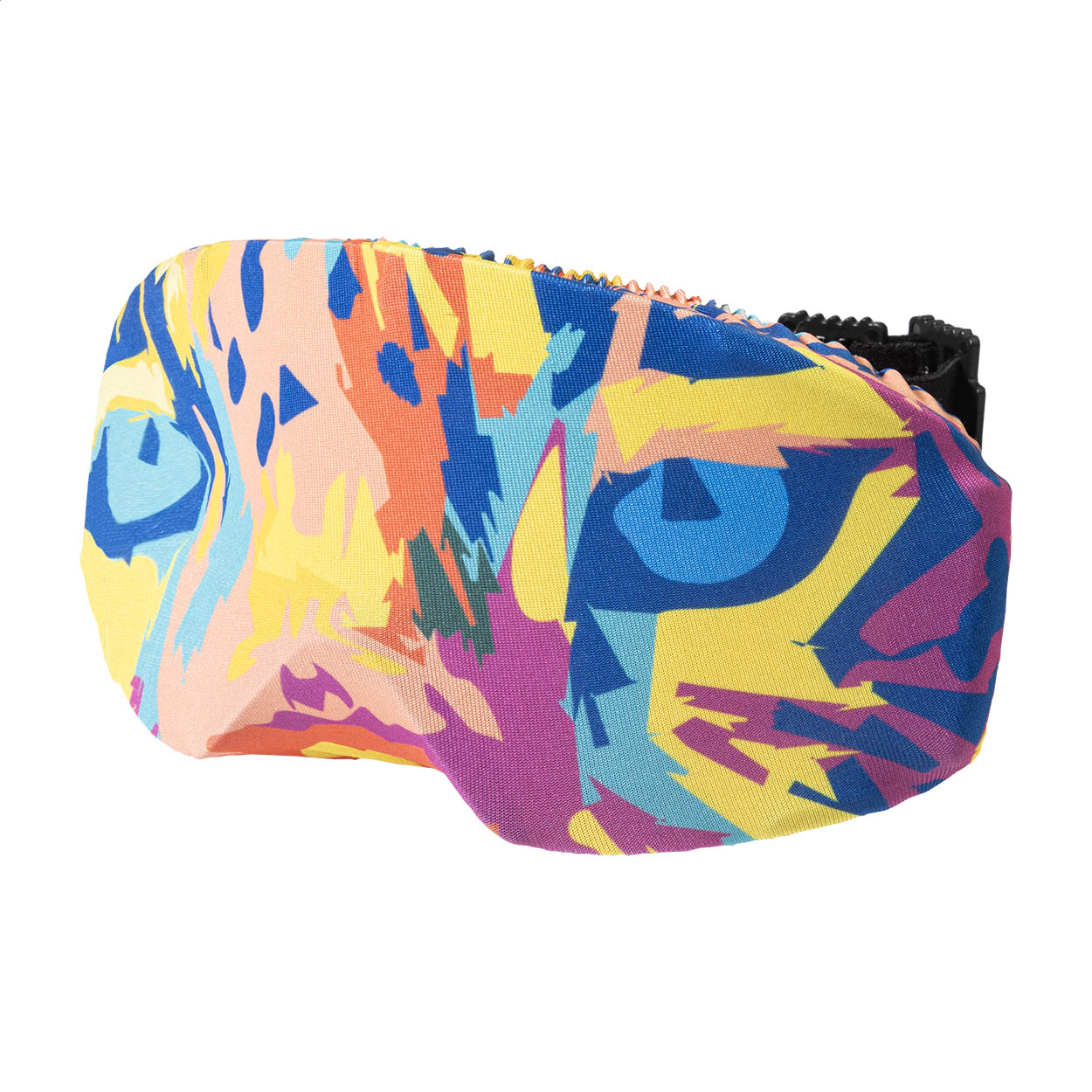 CreaSnow maßgefertigter RPET-Skibrillenüberzug mit Sublimation bedrucken mit Logo