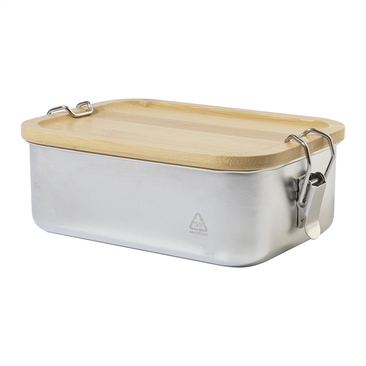 Recycelte Edelstahl-Bambus-Lunchbox - Meschede