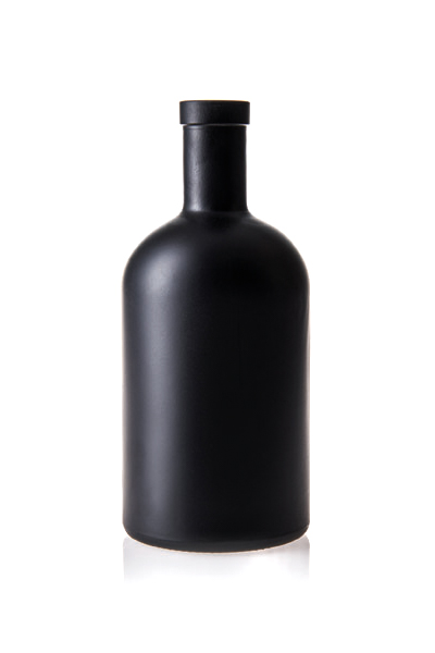 Schwarze Beschichtungsflasche 700 ml - Altlandsberg