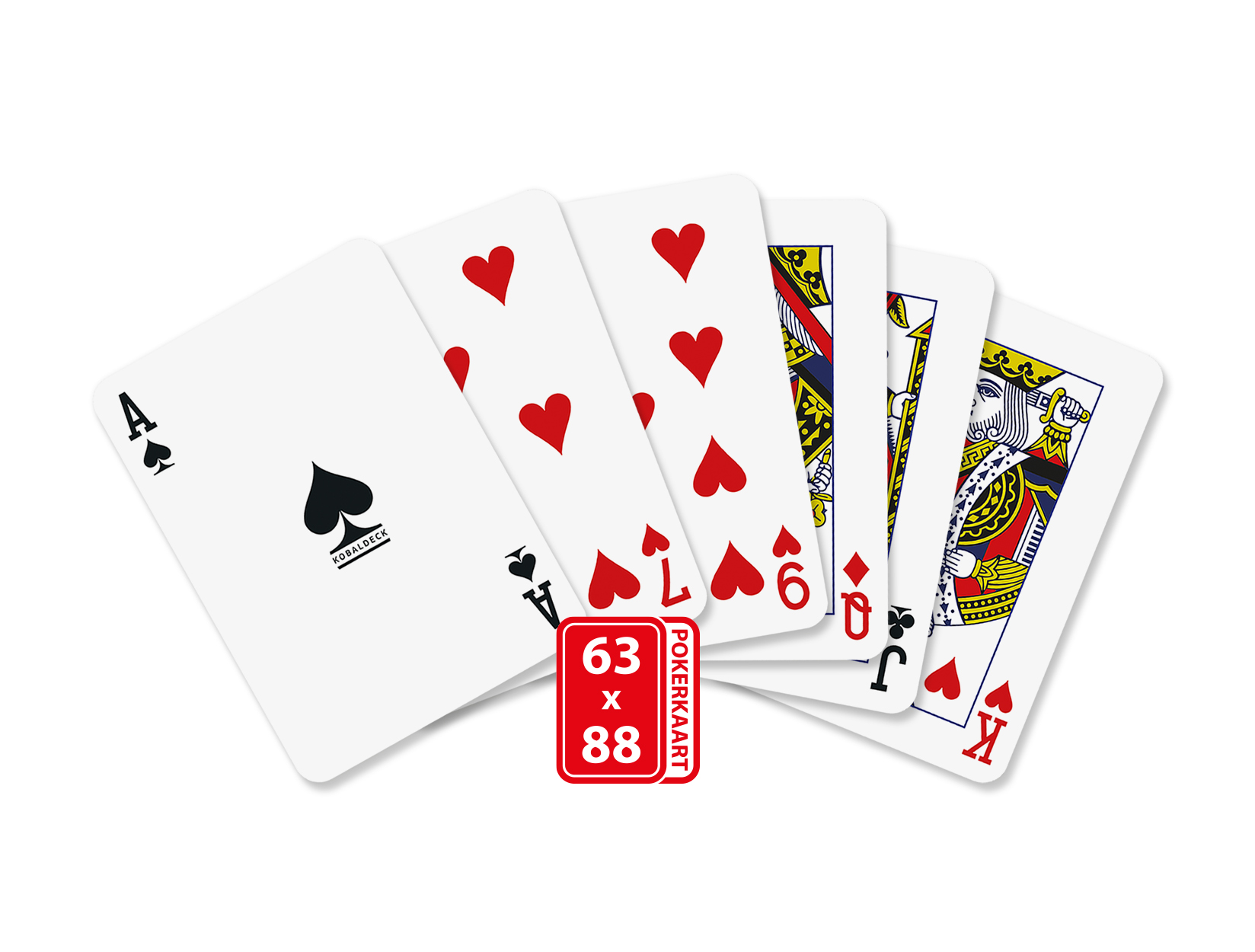 Pokerkarten in einer Schachtel