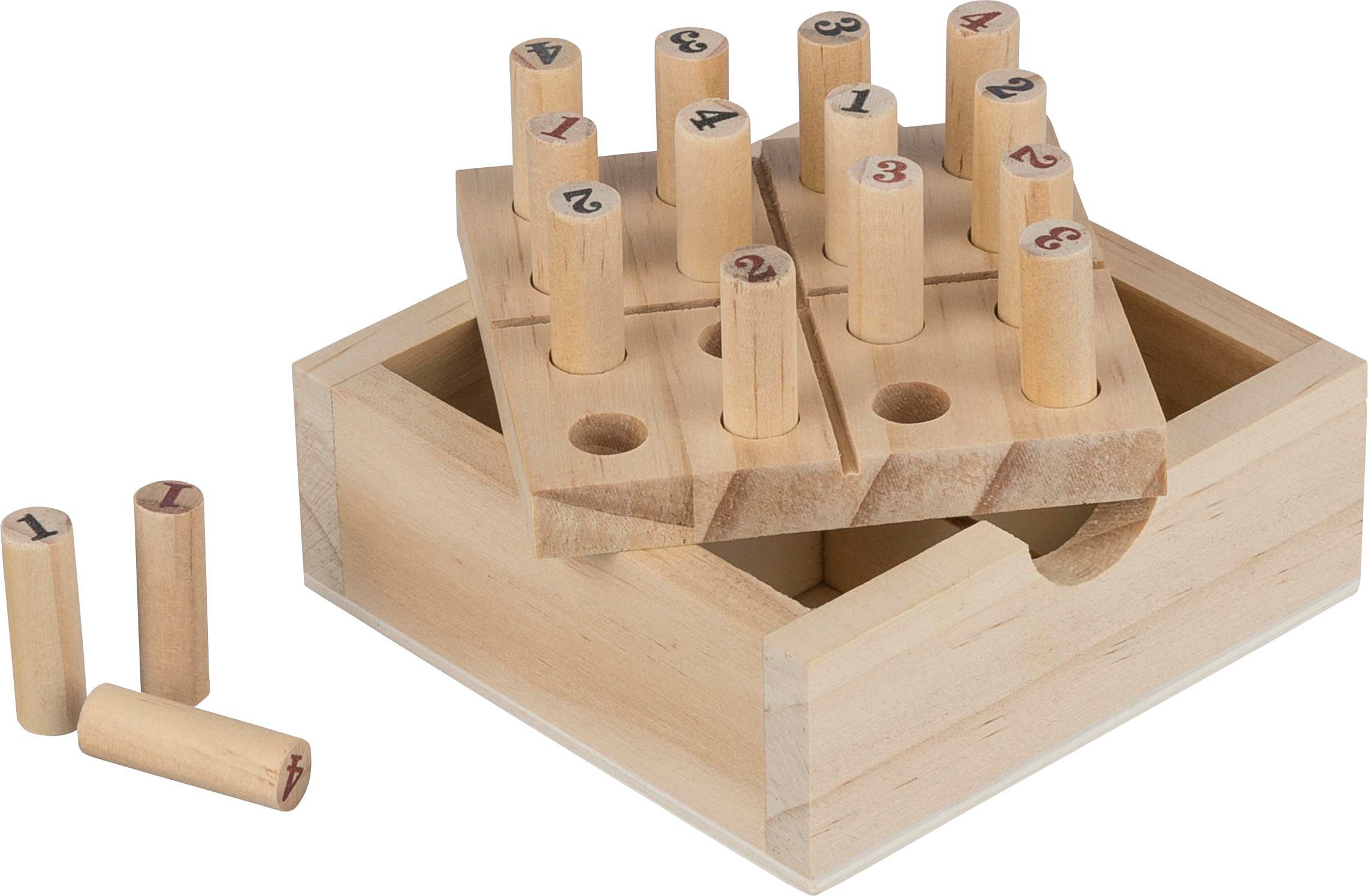 Kleines Kiefernholz-Sudoku-Set - Neuenburg am Rhein