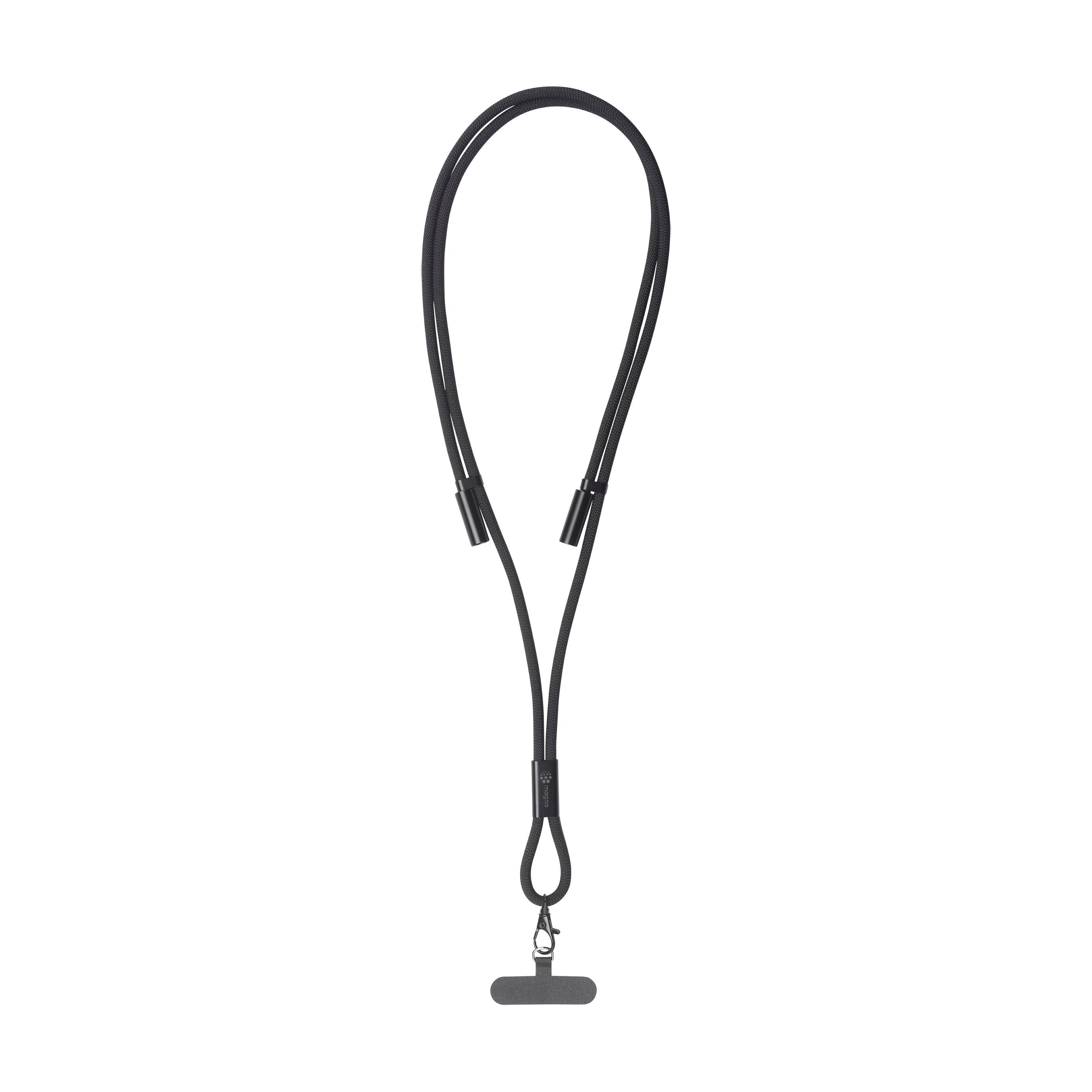 2-in-1 GRS RPET Lade- und Synchronisations-USB-Kabel mit Lanyard
