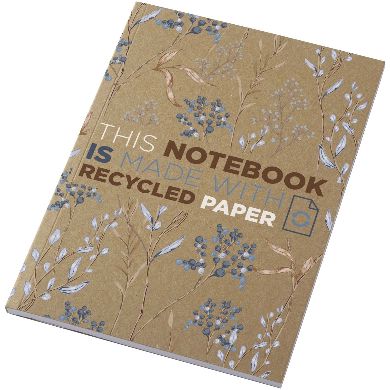 Umweltfreundliches Notizbuch aus recyceltem Kraftpapier - Bockenem