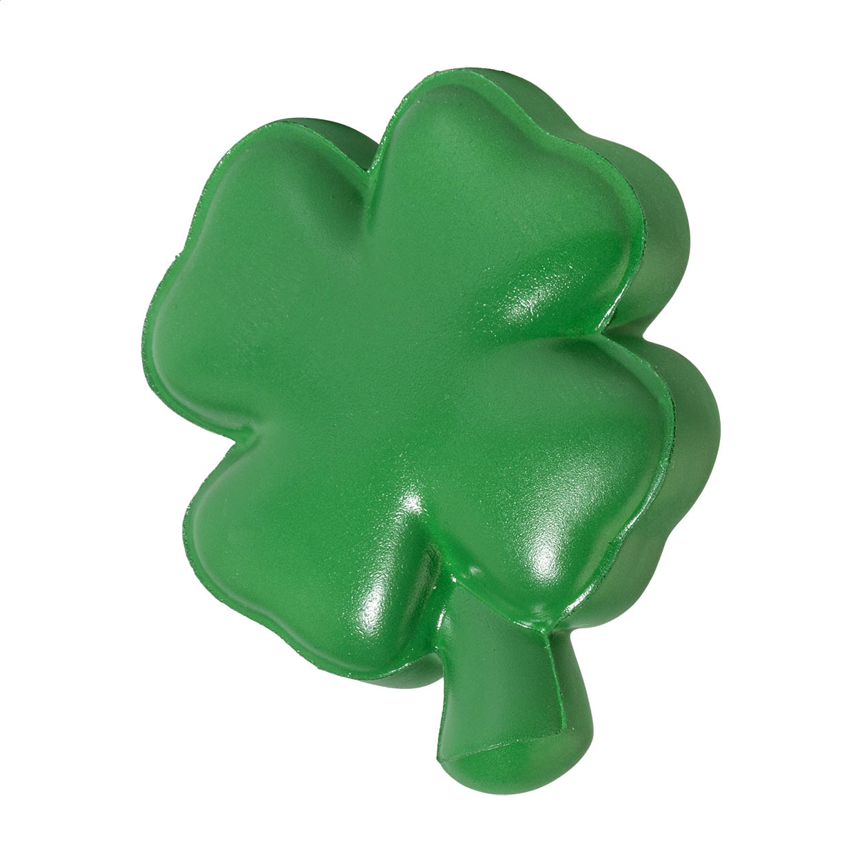 Fortune Antistressball in Form eines Kleeblatts aus PU-Schaum mit Logo bedrucken mit Logo